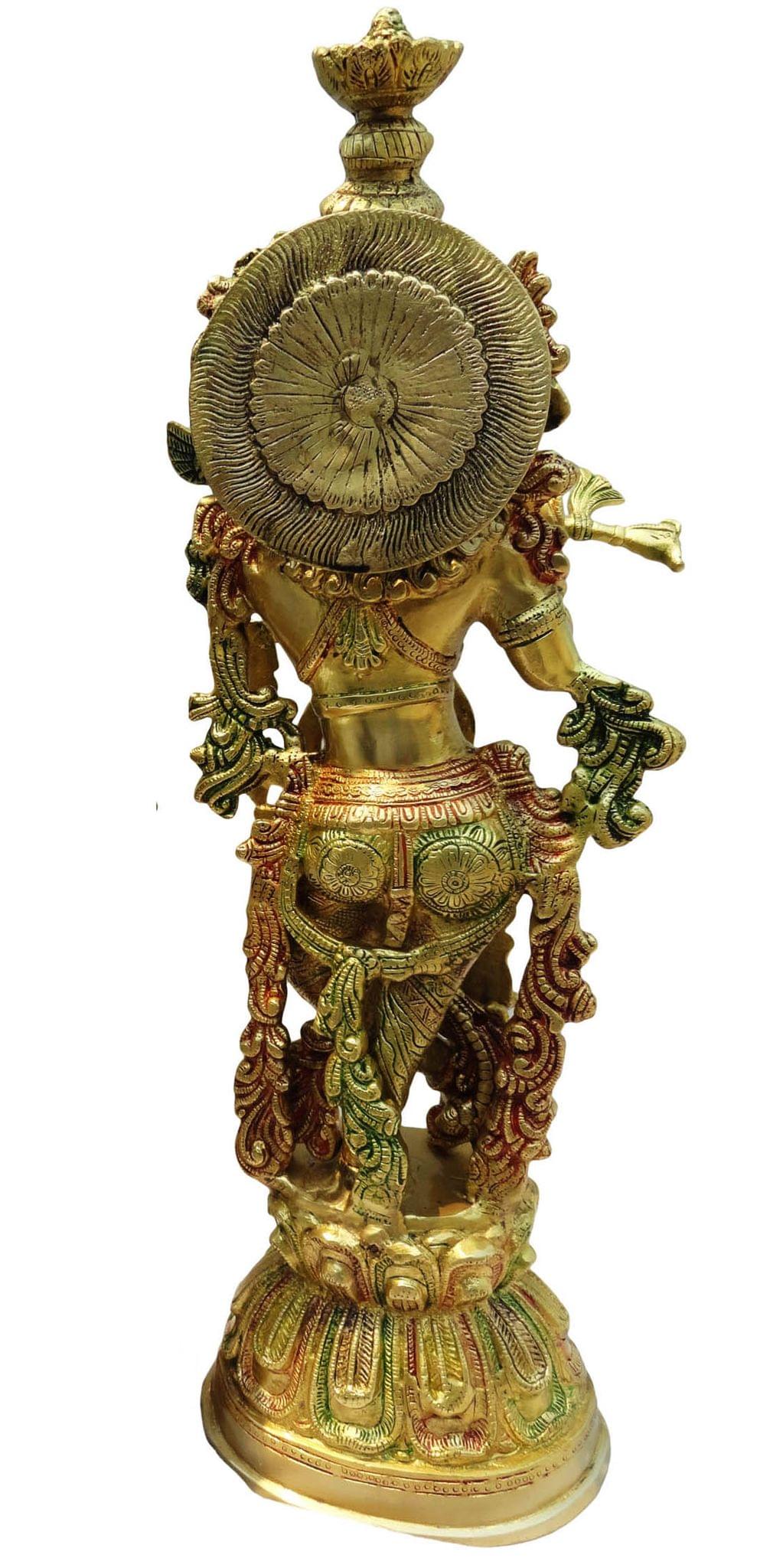Brass Krishna — 22"