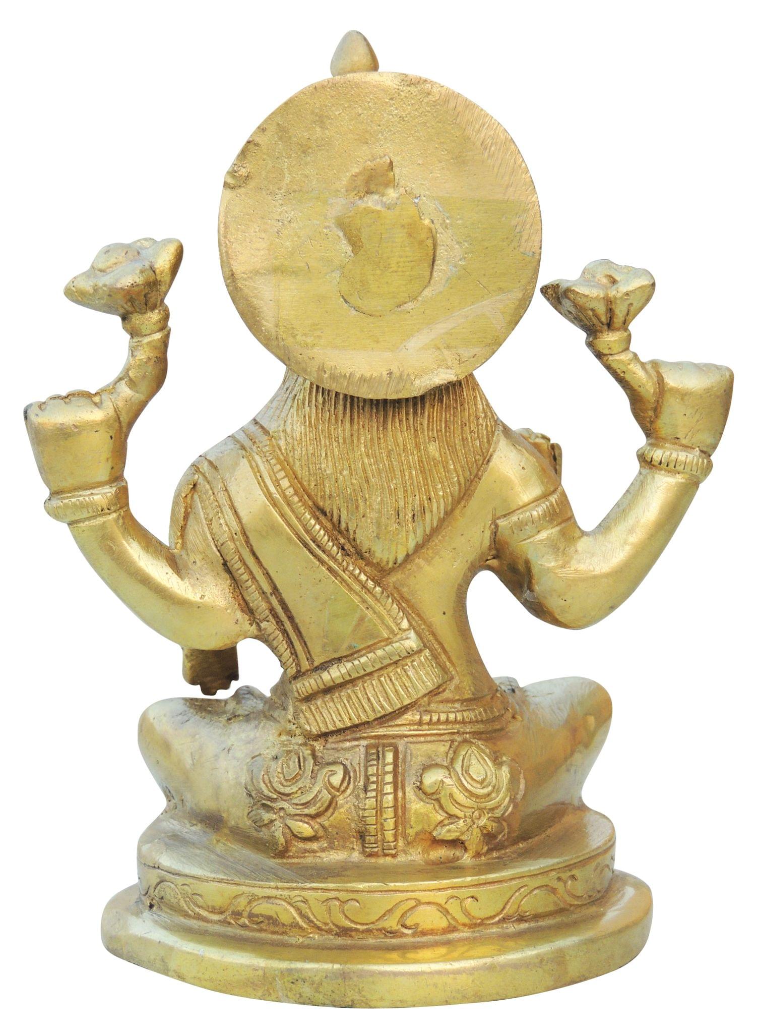 Brass Lakshmi — 6"