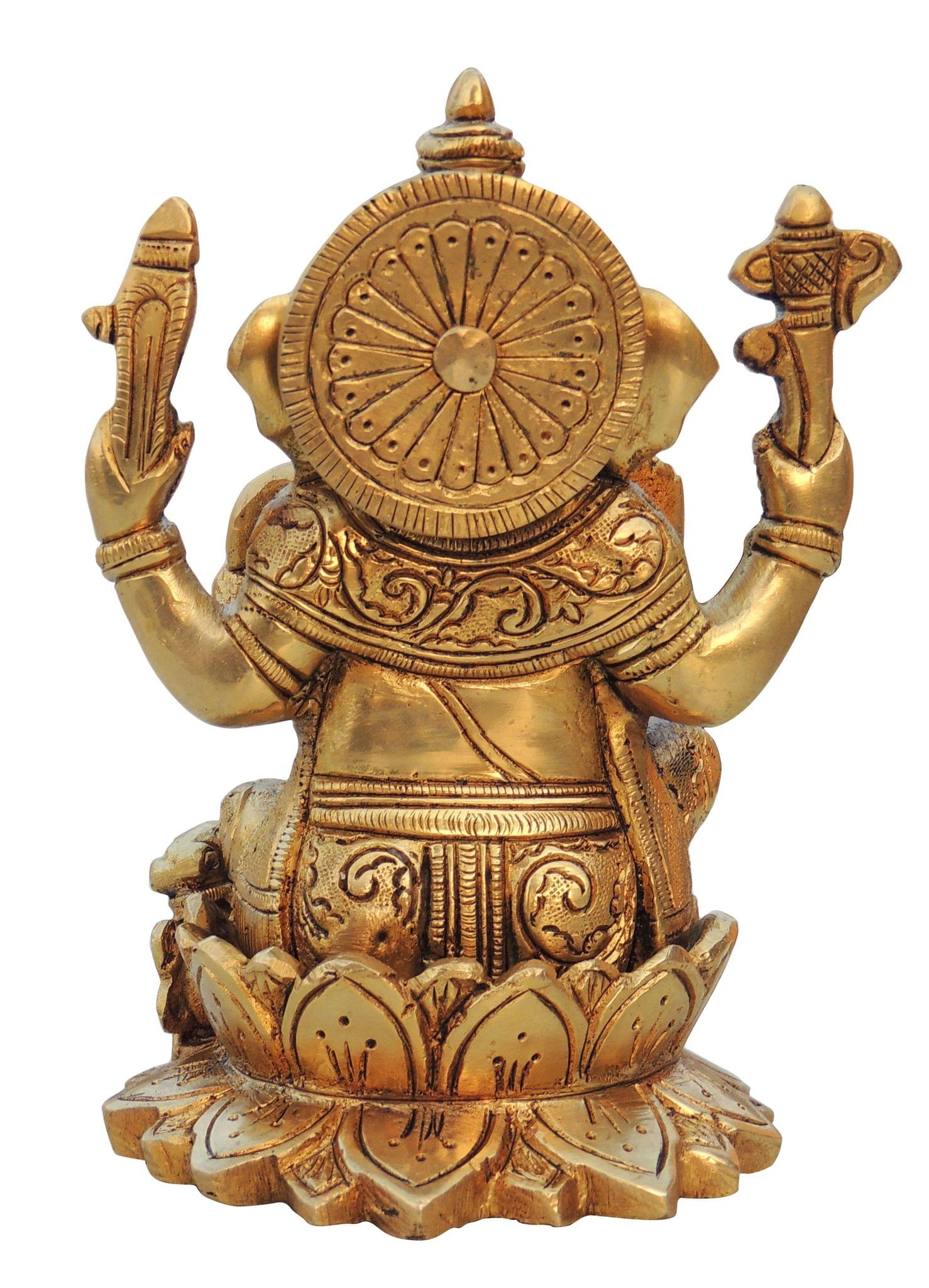 Brass Ganesh — 5"
