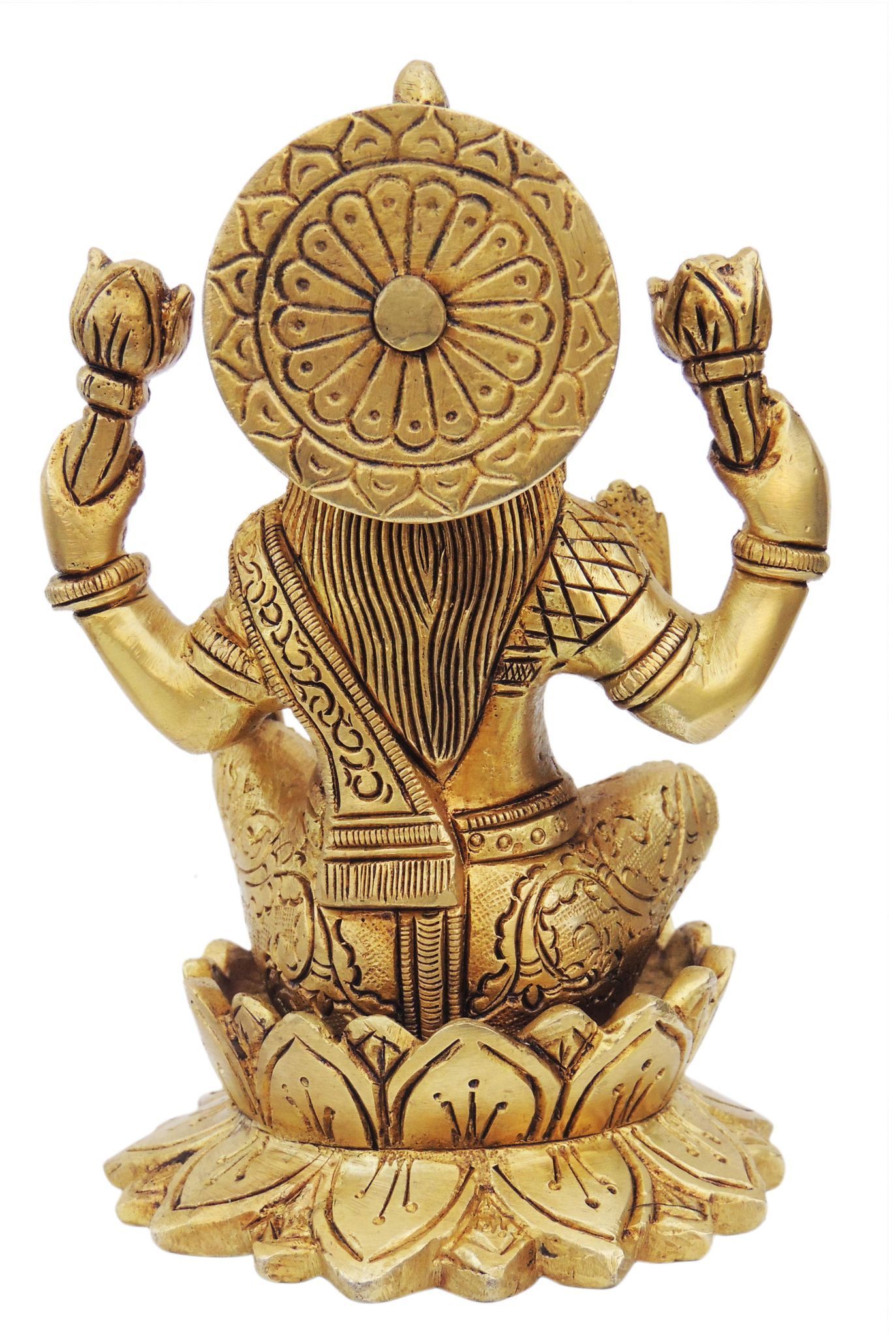 Brass Lakshmi — 6"