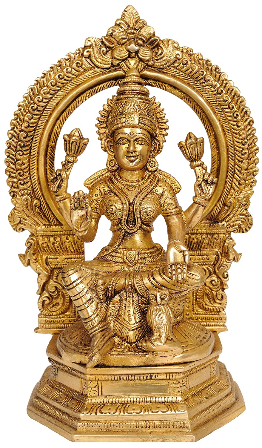 Brass Lakshmi — 9.5"