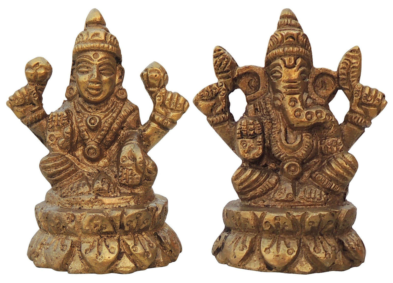Brass Lakshmi-Ganesh Set