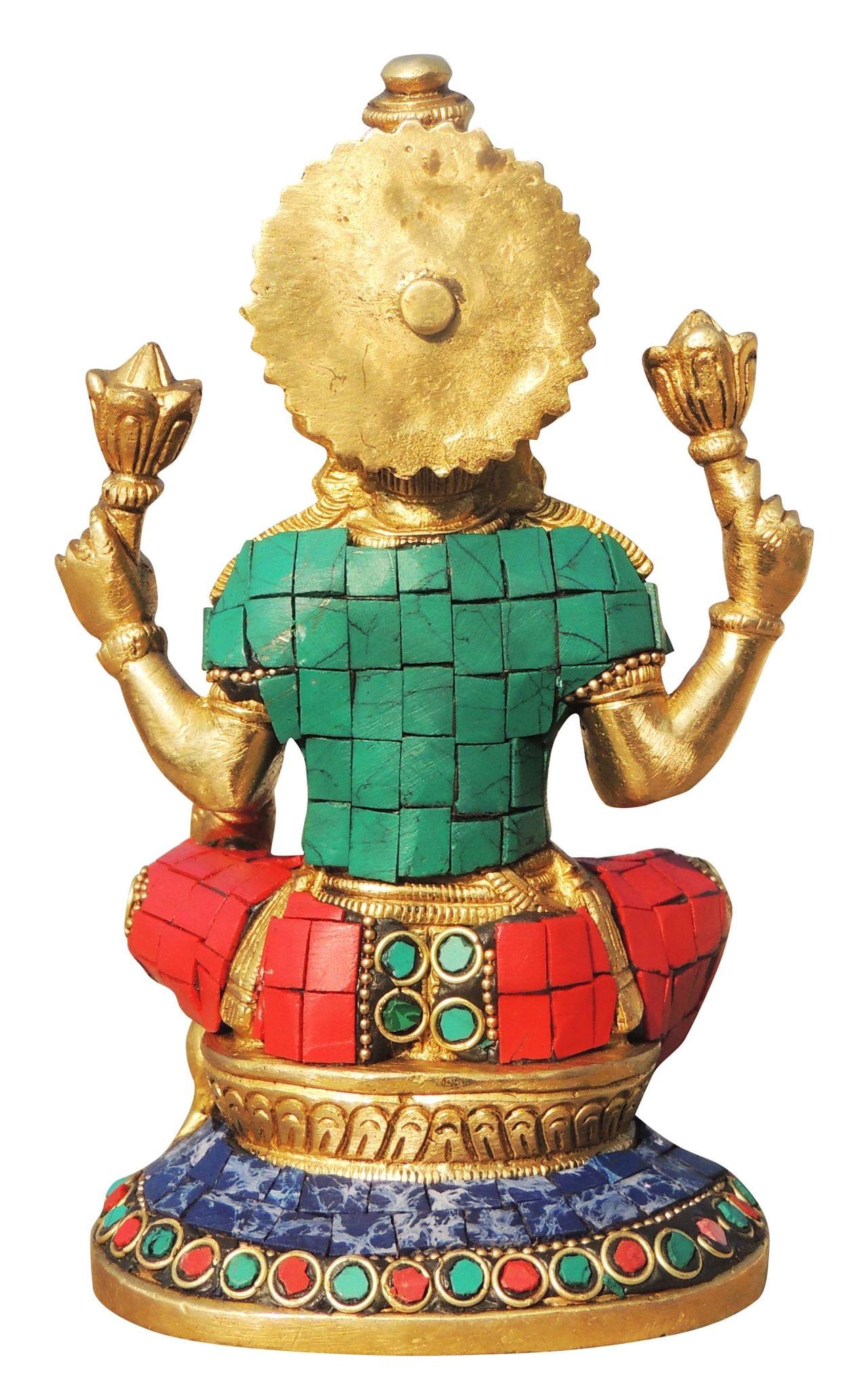Brass Lakshmi — 6.2"