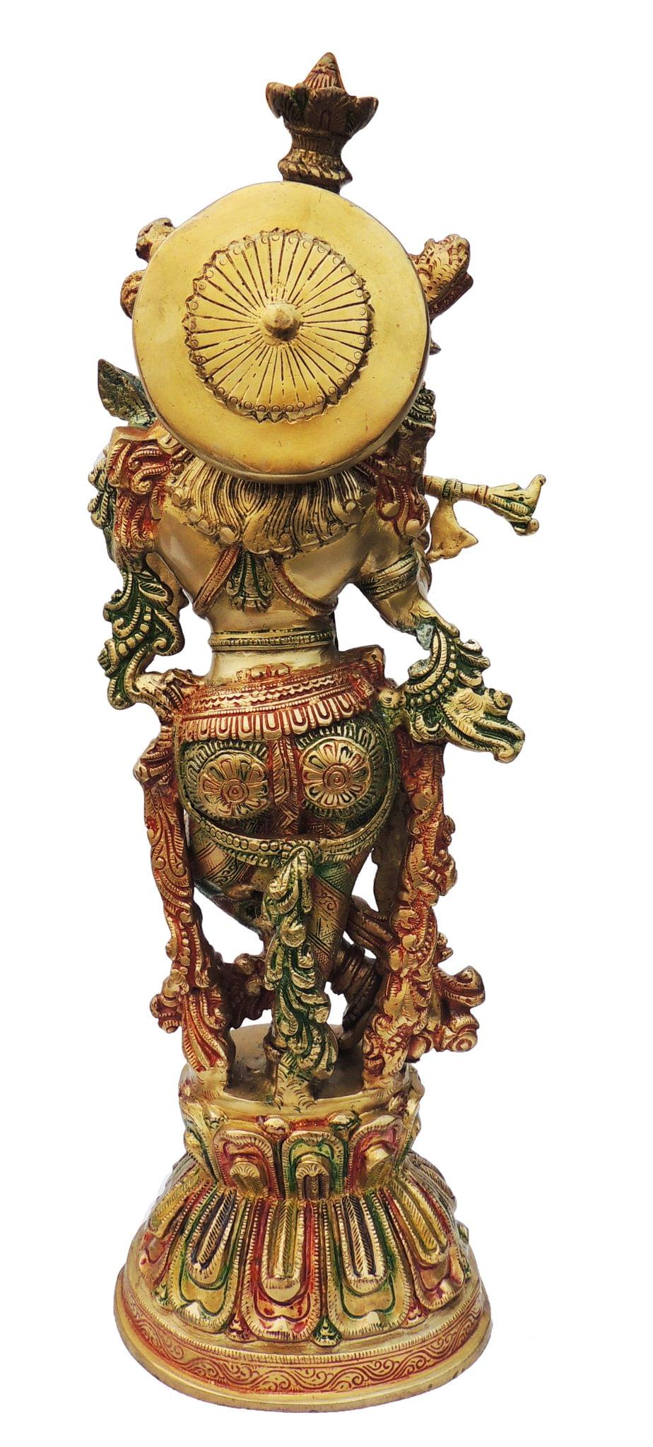 Brass Krishna — 20"