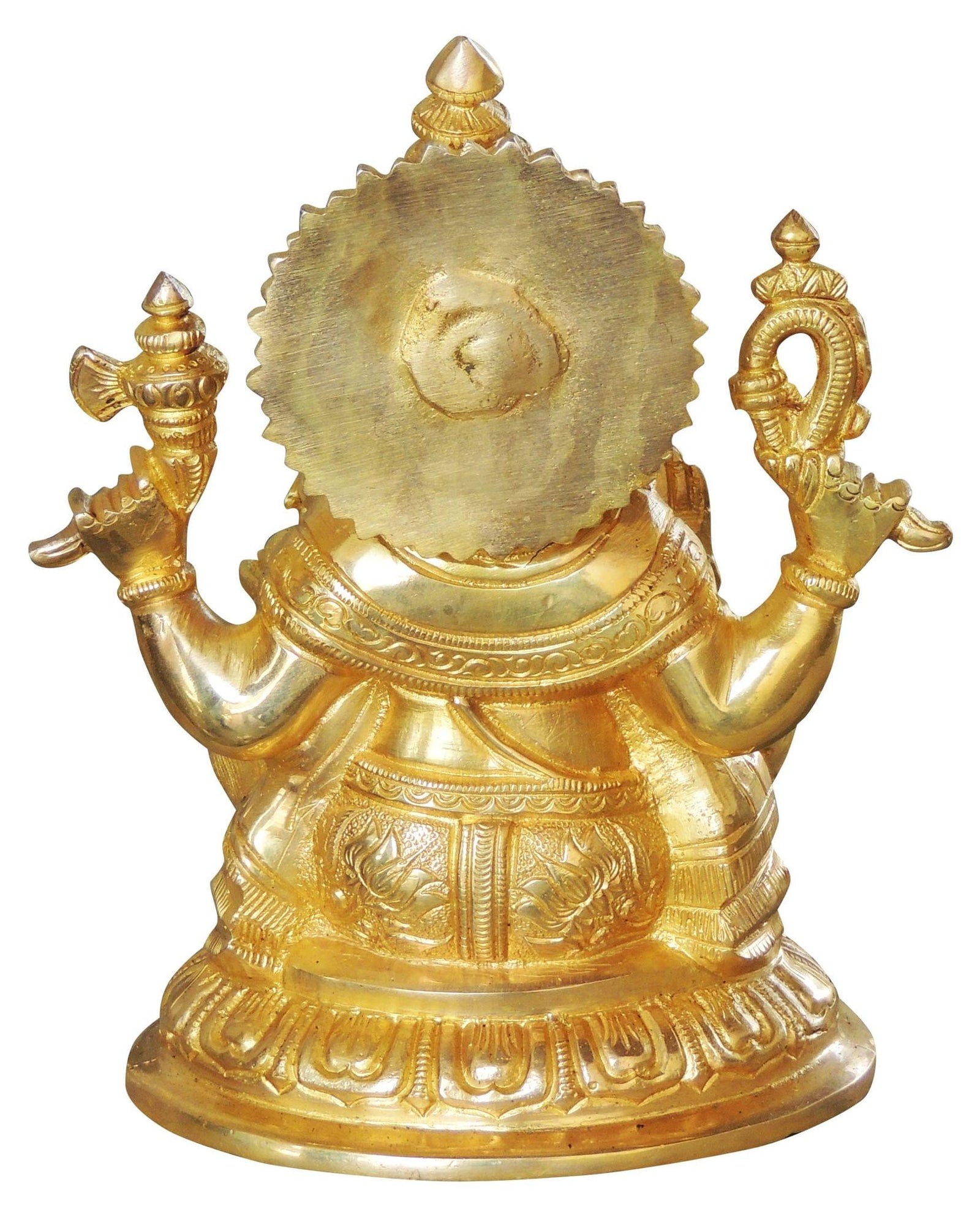 Brass Ganesh — 7"