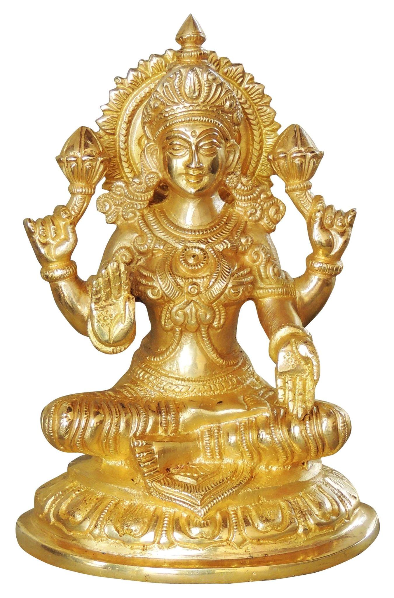 Brass Lakshmi — 7"