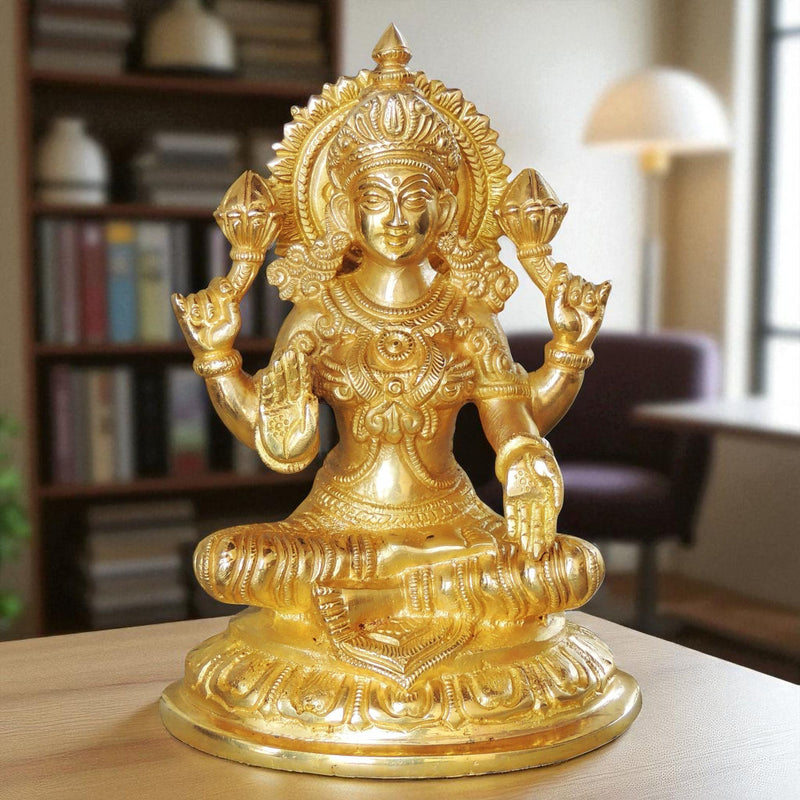 Brass Lakshmi — 7"