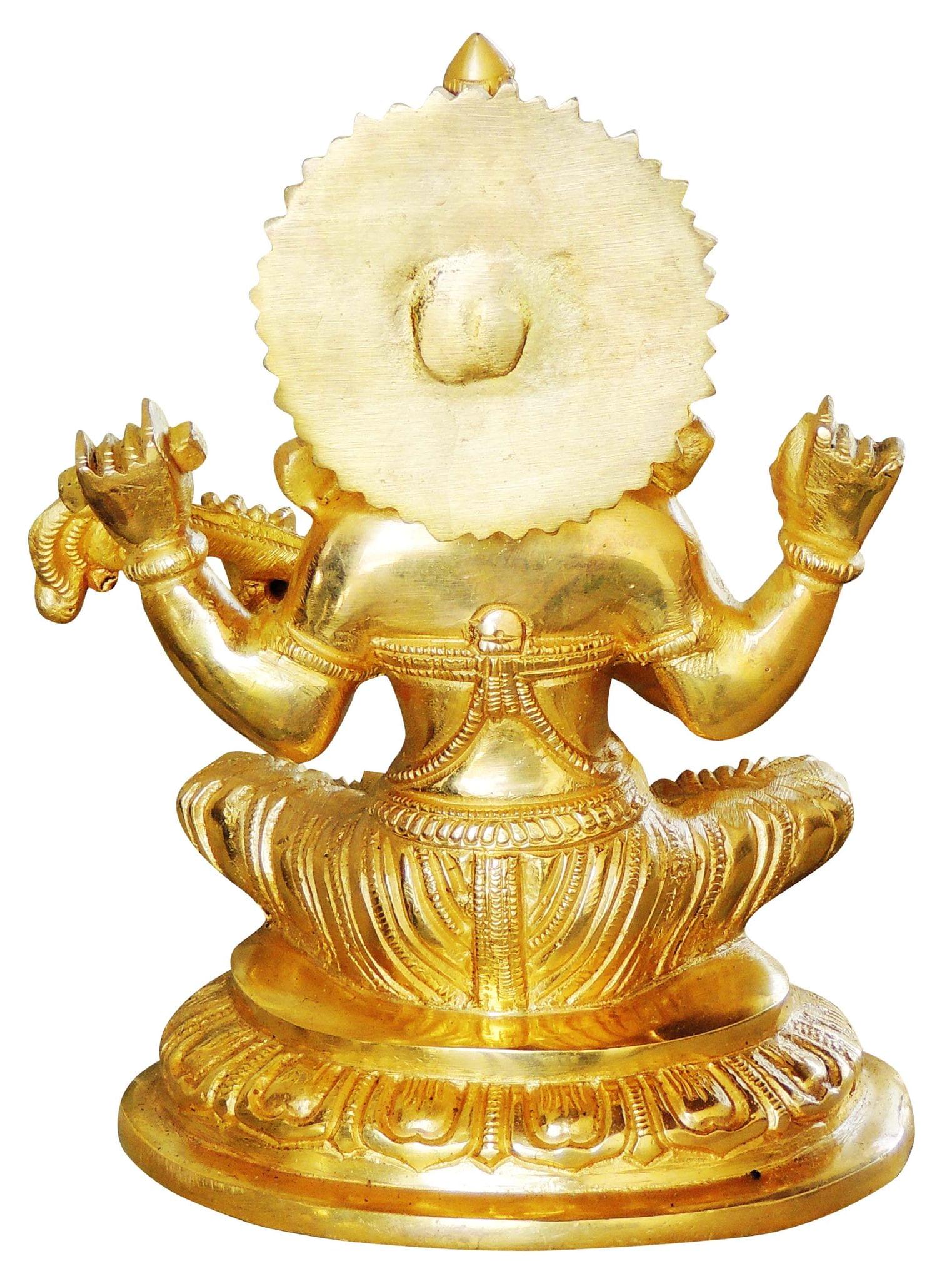 Brass Lakshmi — 8"