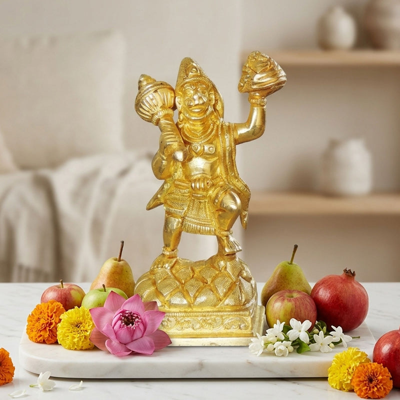 Brass Hanuman — 4.5"
