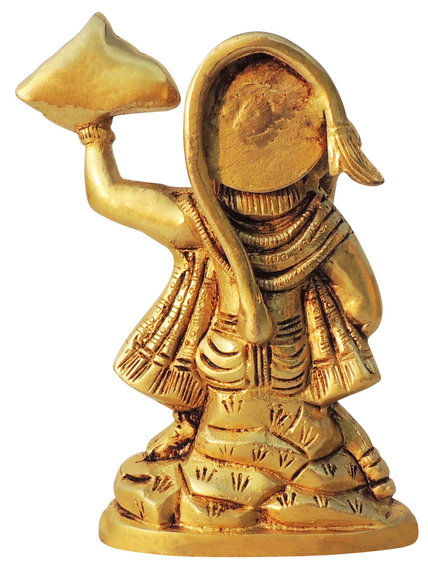 Brass Hanuman — 6.5"