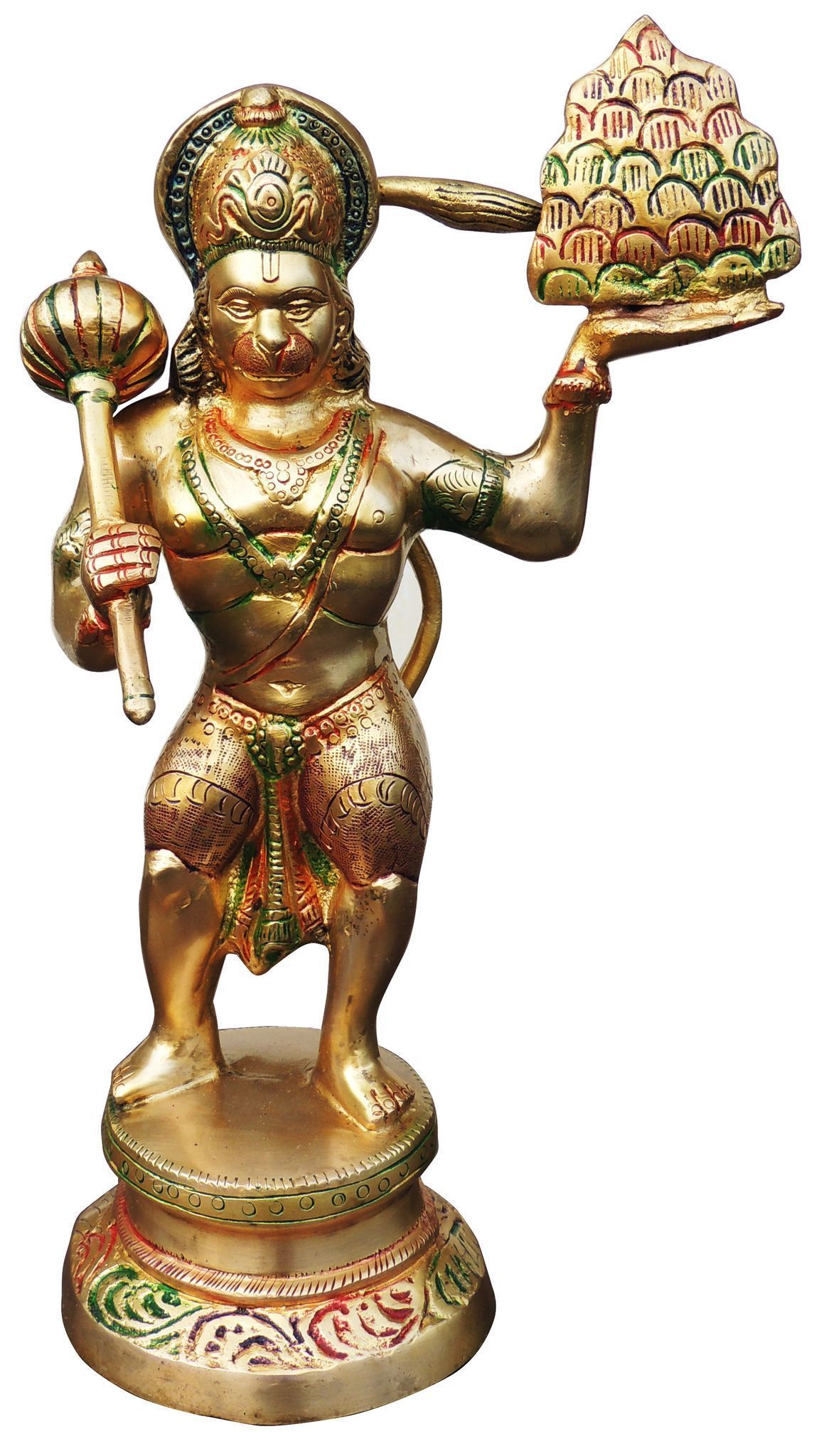 Brass Hanuman — 13"