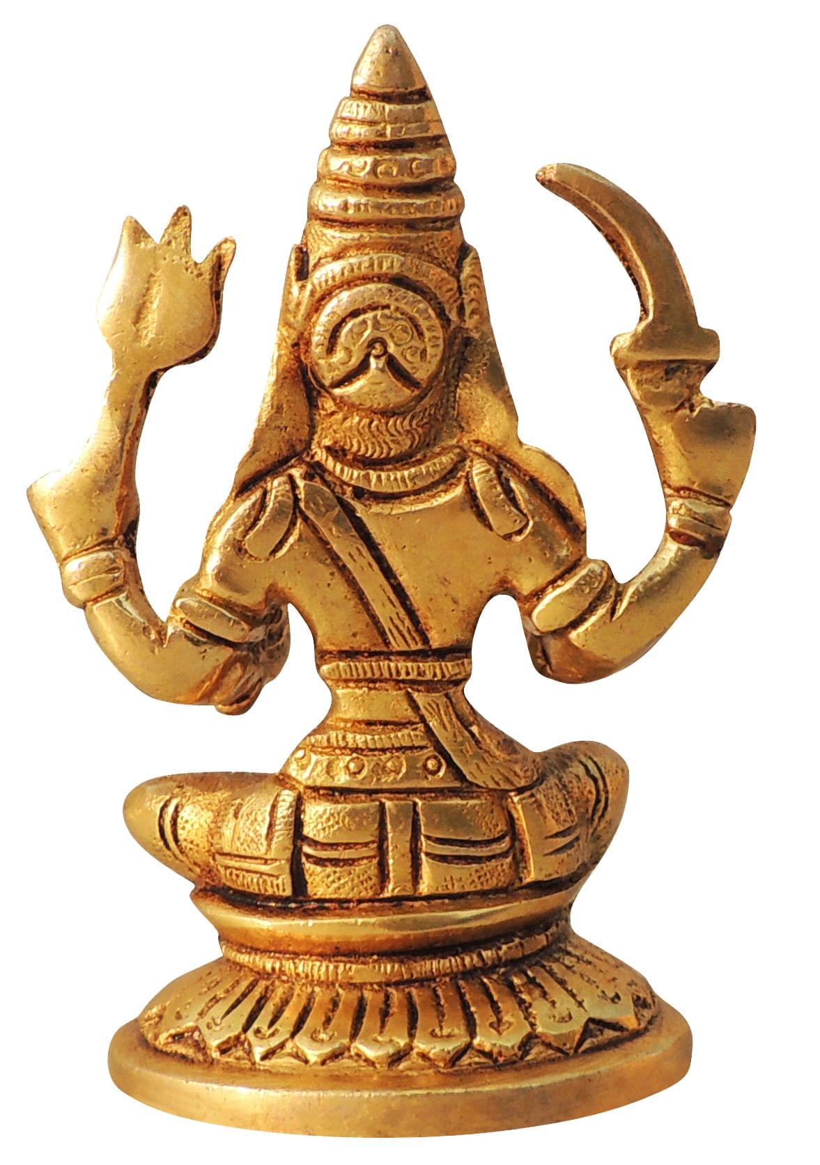 Brass Kalmari Devi — 4.2"