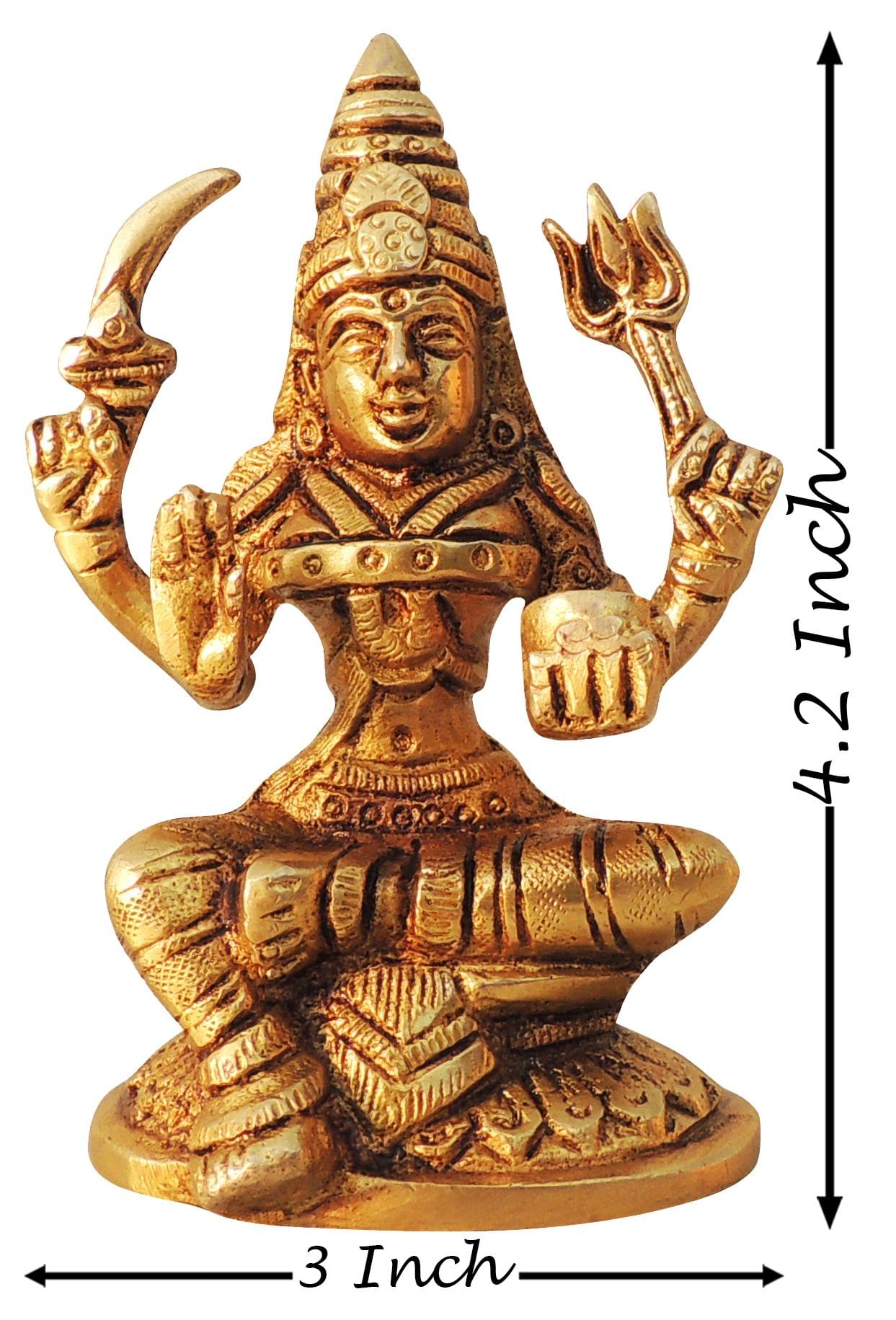 Brass Kalmari Devi — 4.2"