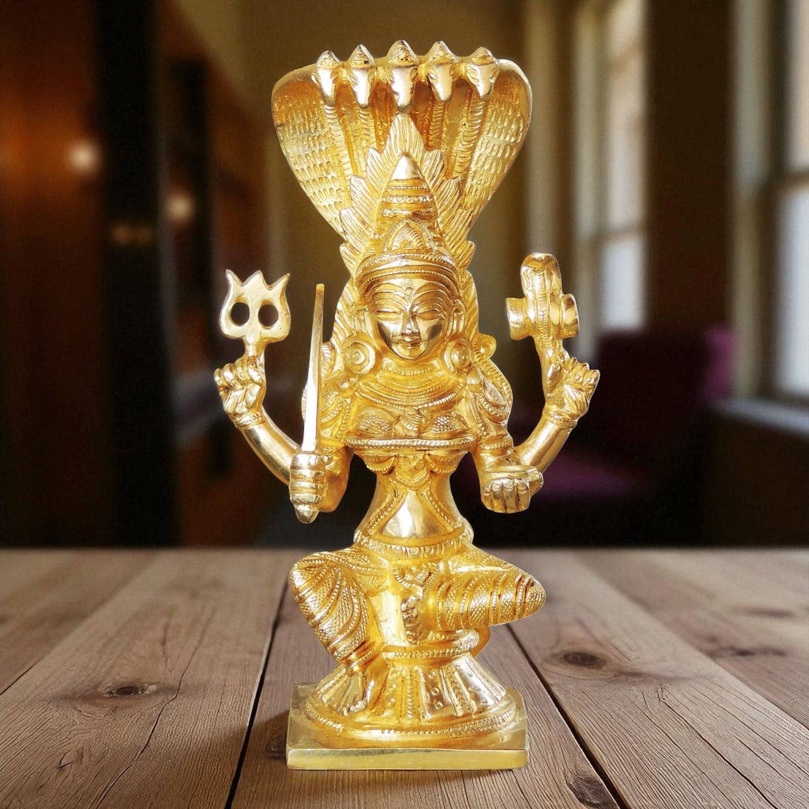 Brass Lakshmi — 7.5"