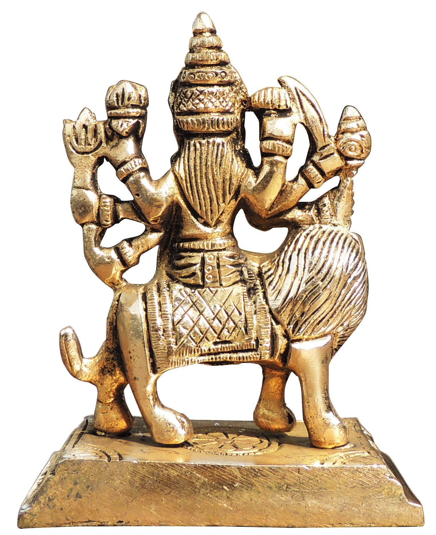 Brass Durga — 4.5"