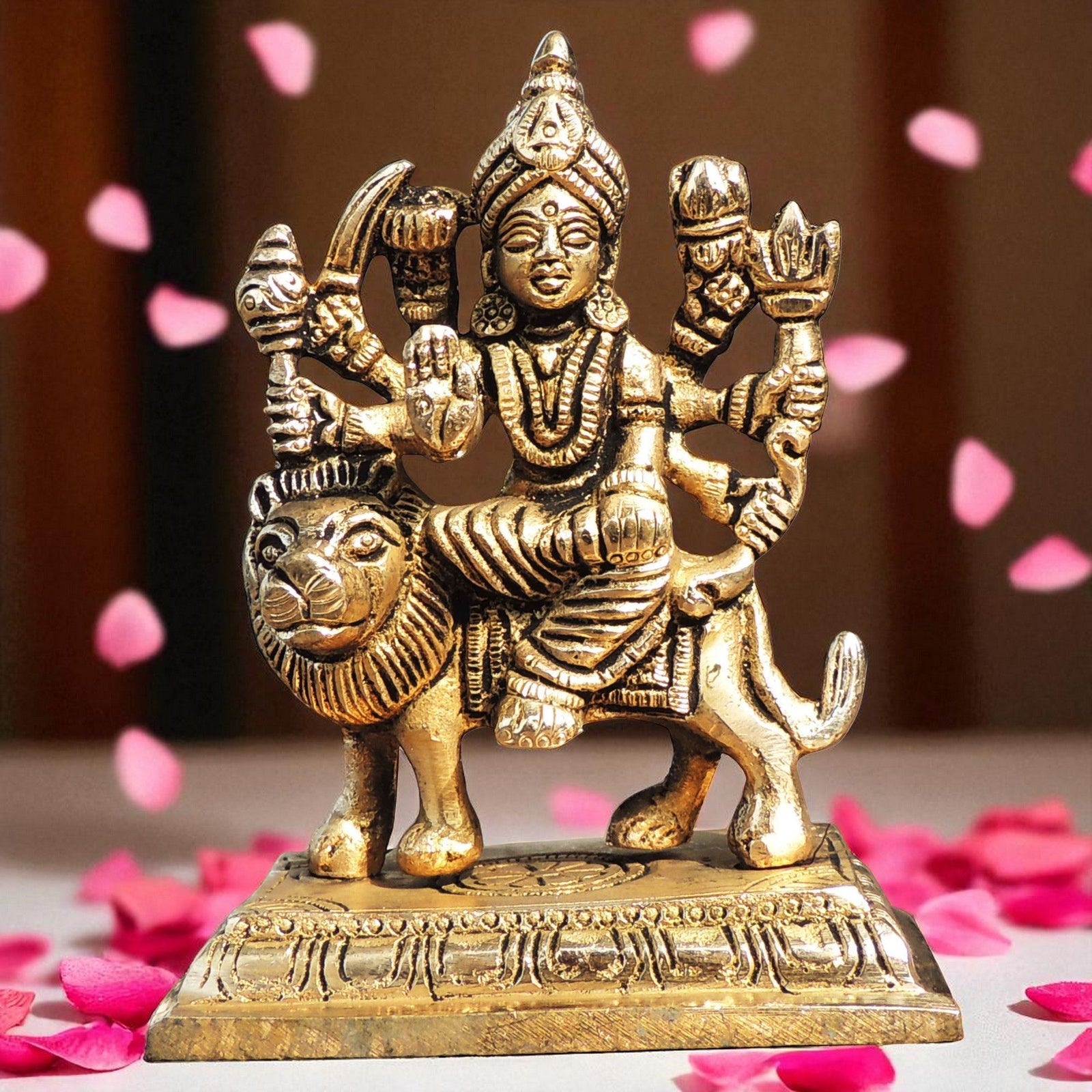 Brass Durga — 4.5"