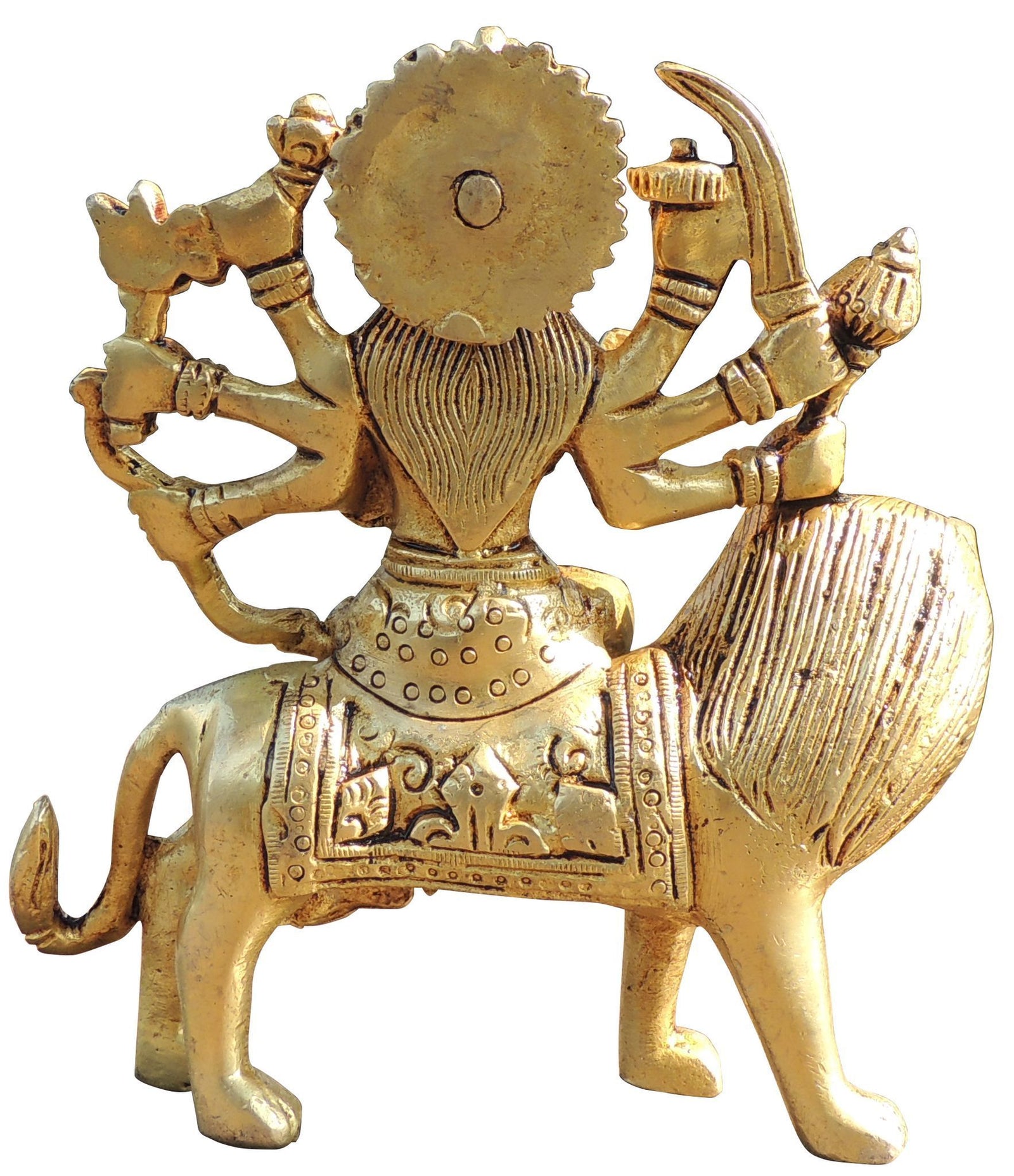 Brass Durga — 5.5"