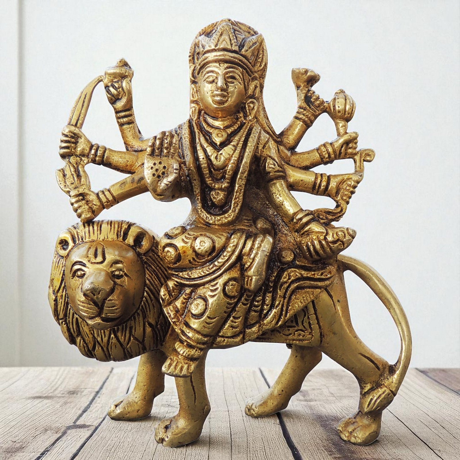 Brass Durga — 5.5"