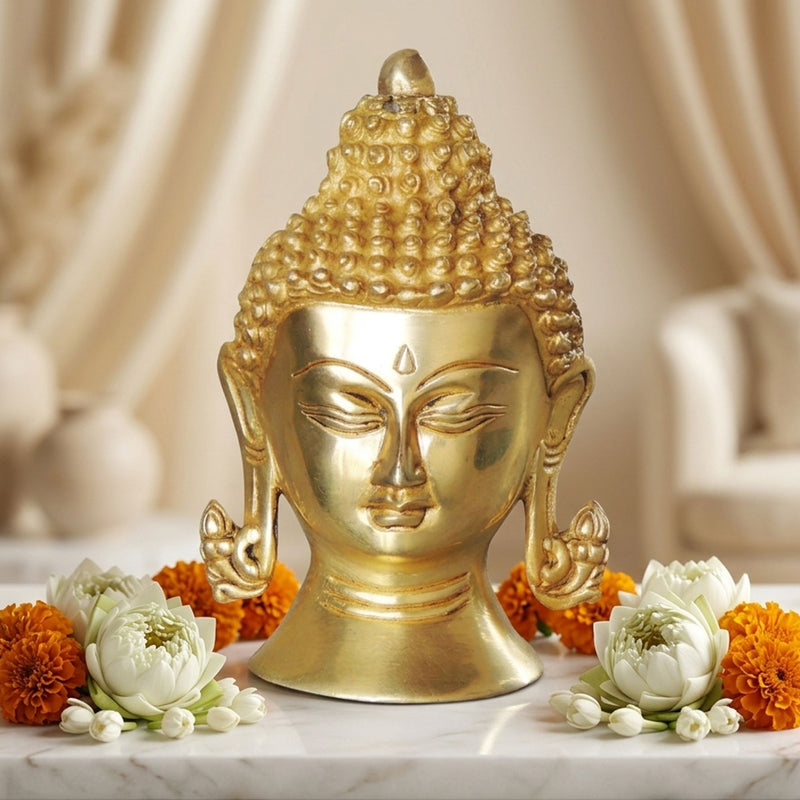 Brass Buddha — 5.8"