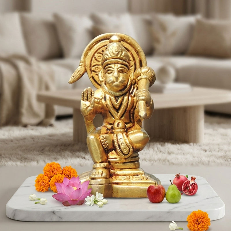 Brass Hanuman — 4"