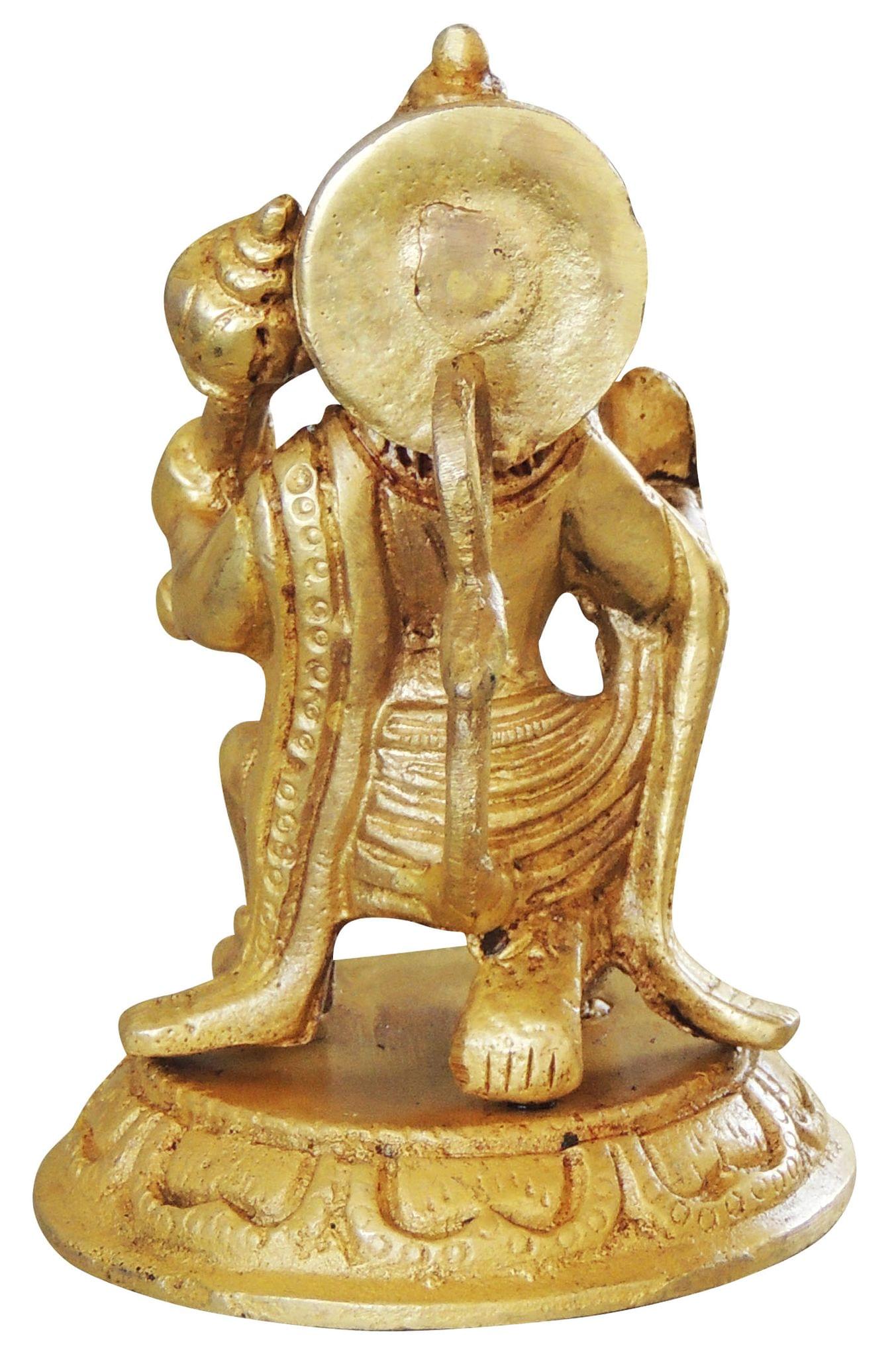 Brass Hanuman — 4"