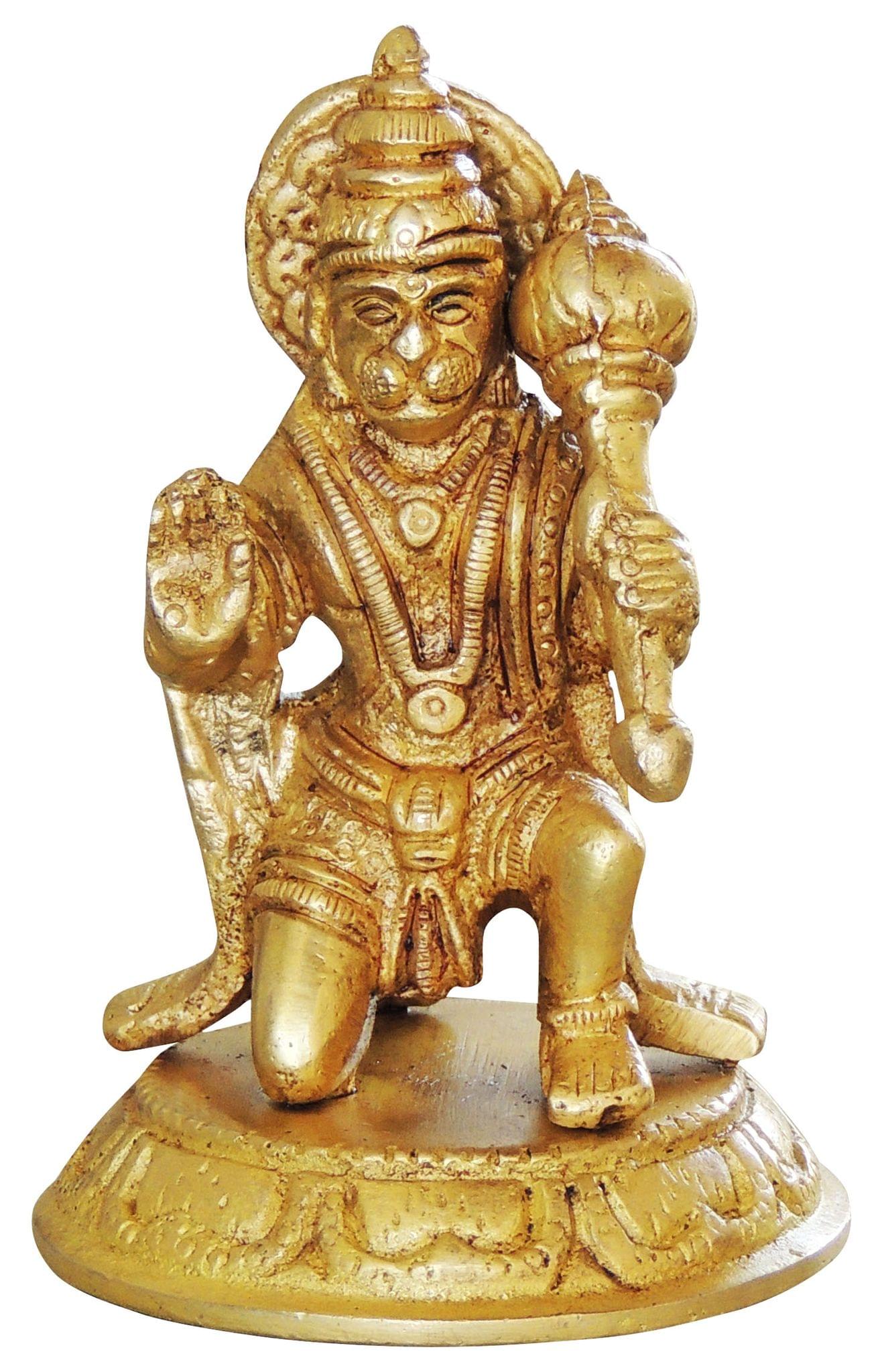 Brass Hanuman — 4"