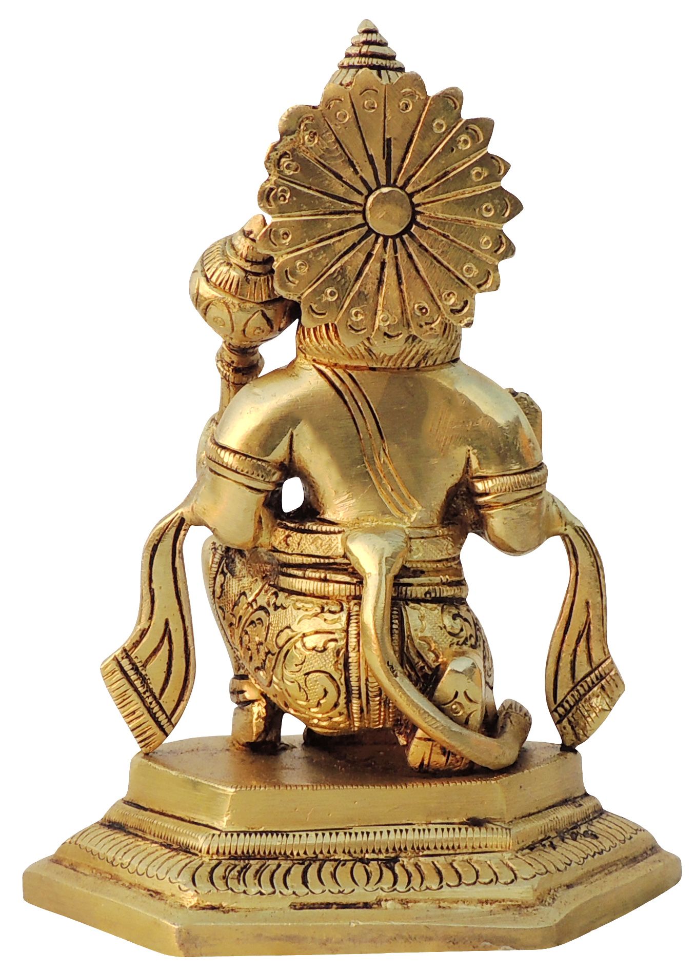 Brass Hanuman — 6.5"