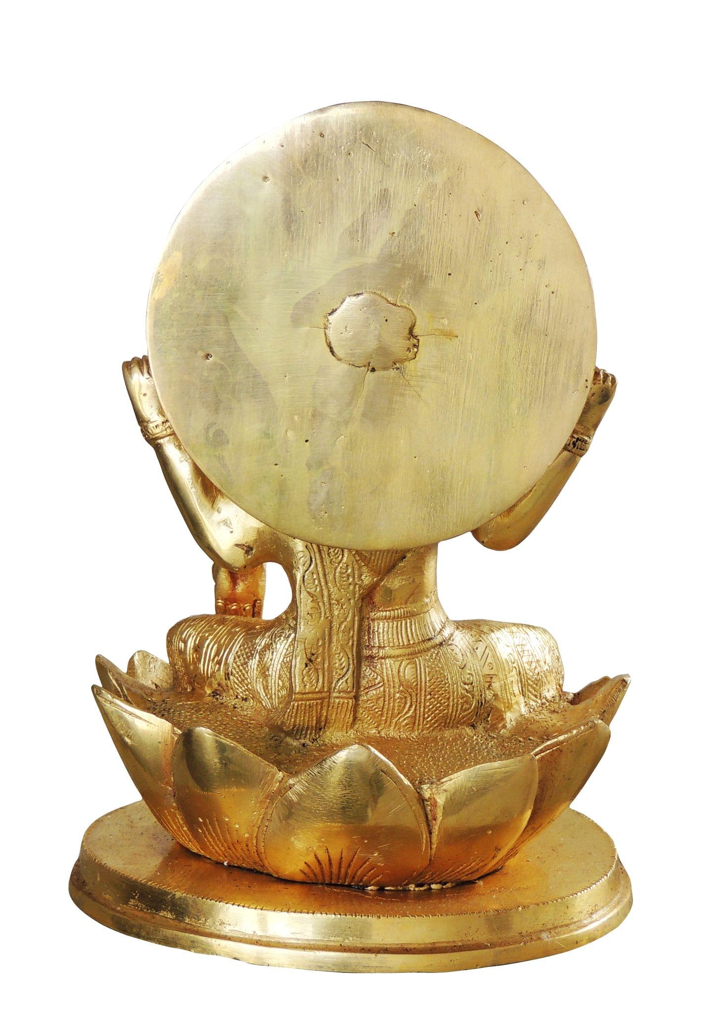 Brass Lakshmi — 8.5"