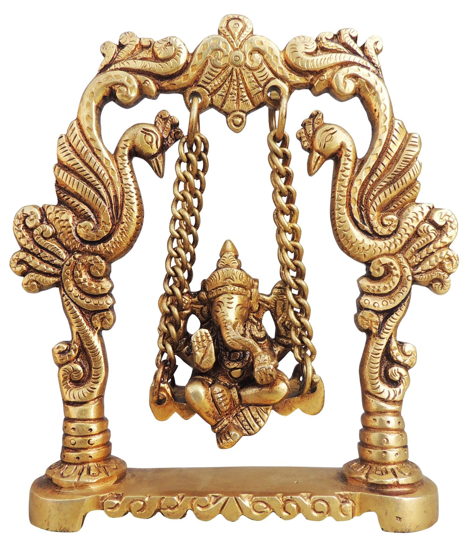 Brass Ganesh — 6.5"