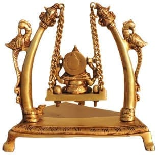 Brass Ganesh — 9"