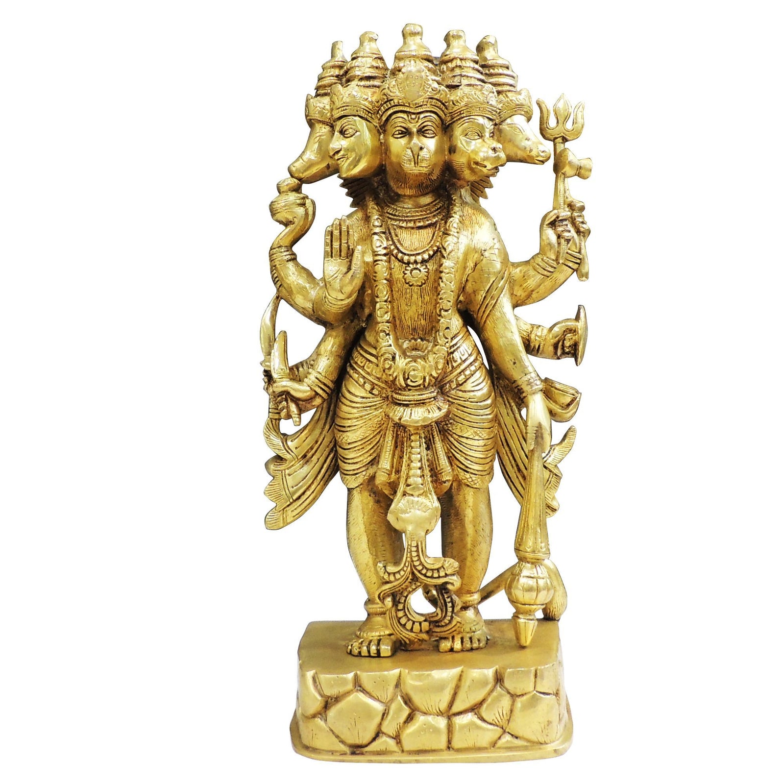 Brass Hanuman, Standing — 18"