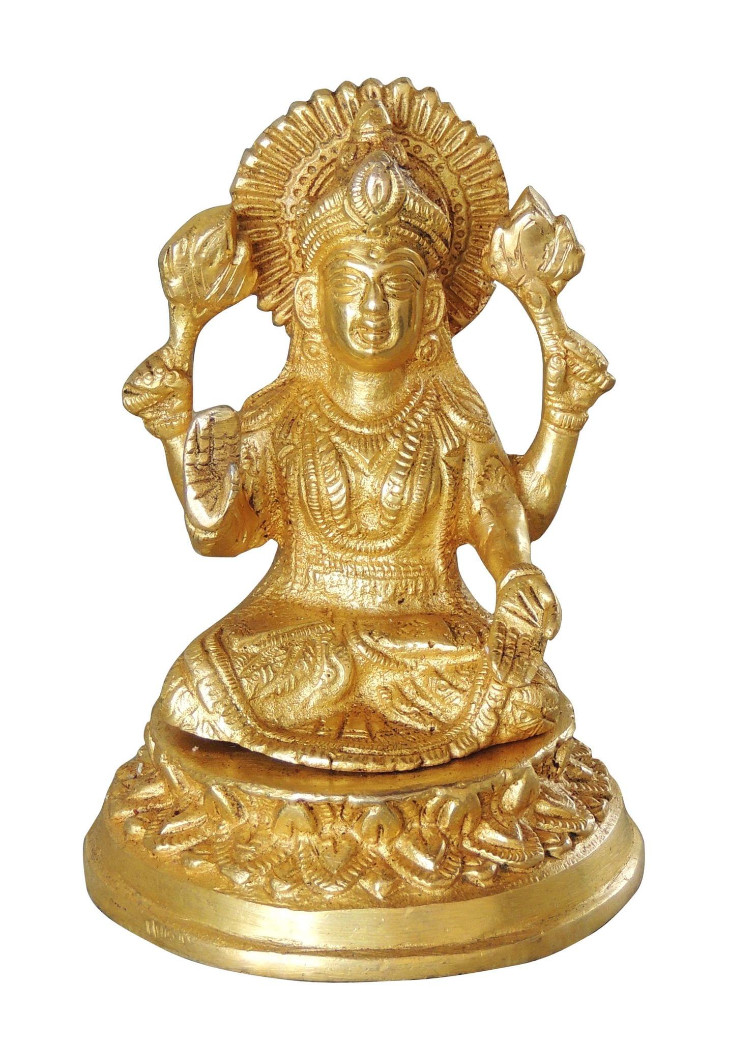 Brass Lakshmi — 5.5"