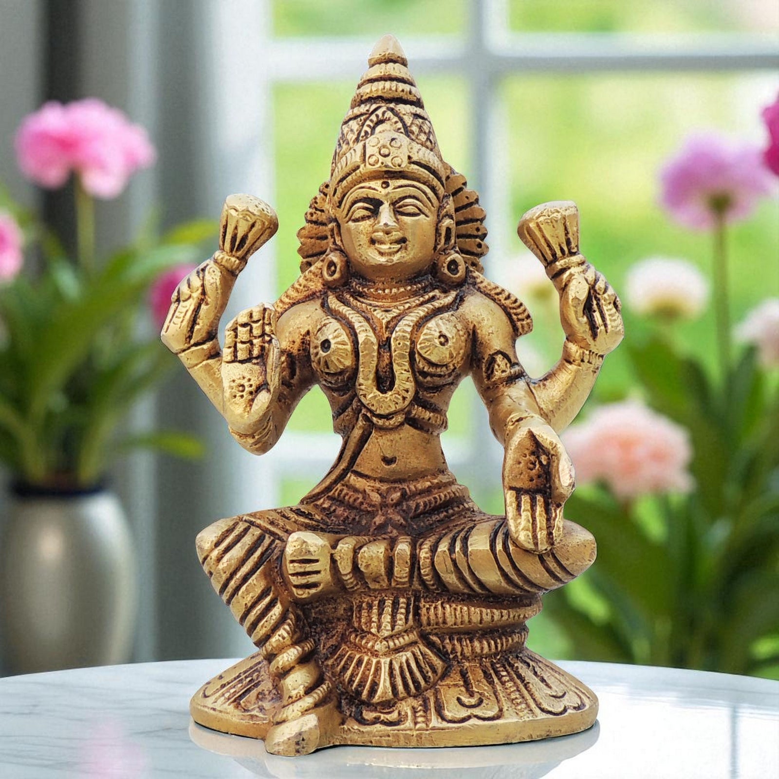 Brass Lakshmi — 5"
