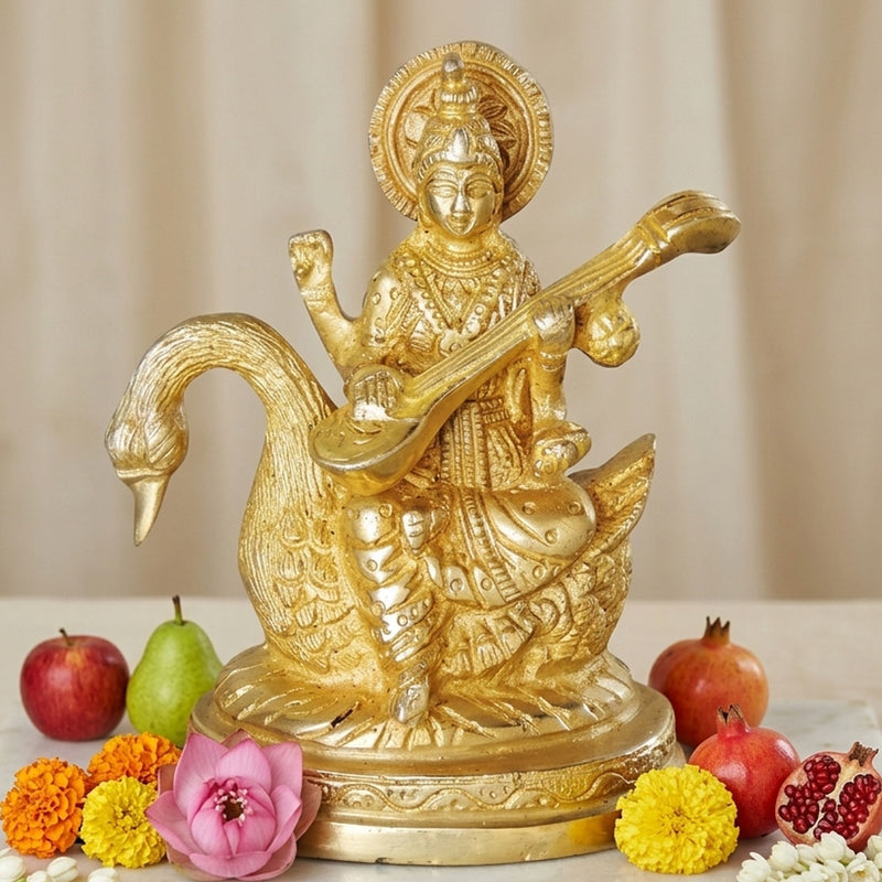 Brass Lakshmi — 4.8"