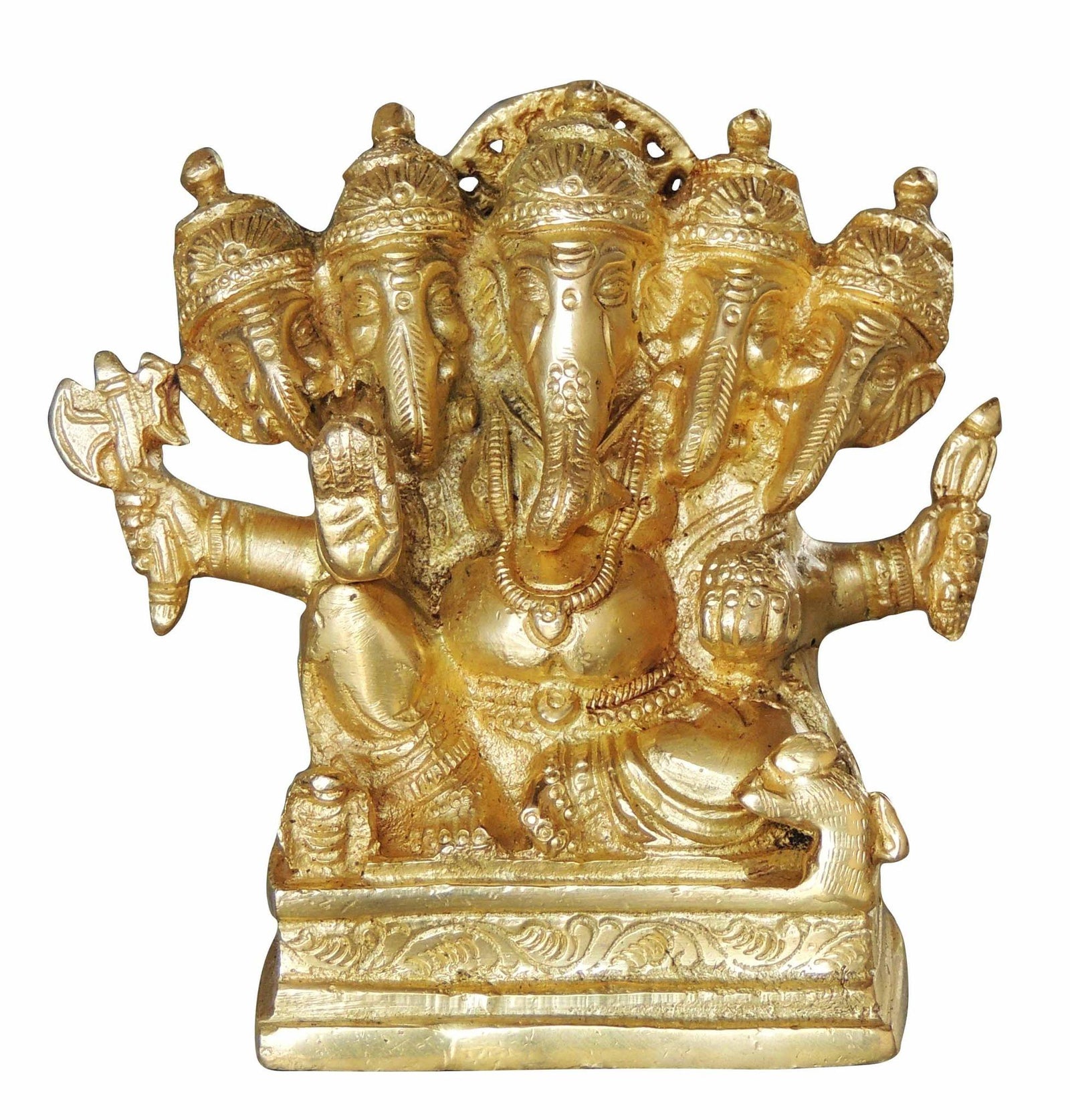 Brass Ganesh — 4.5"