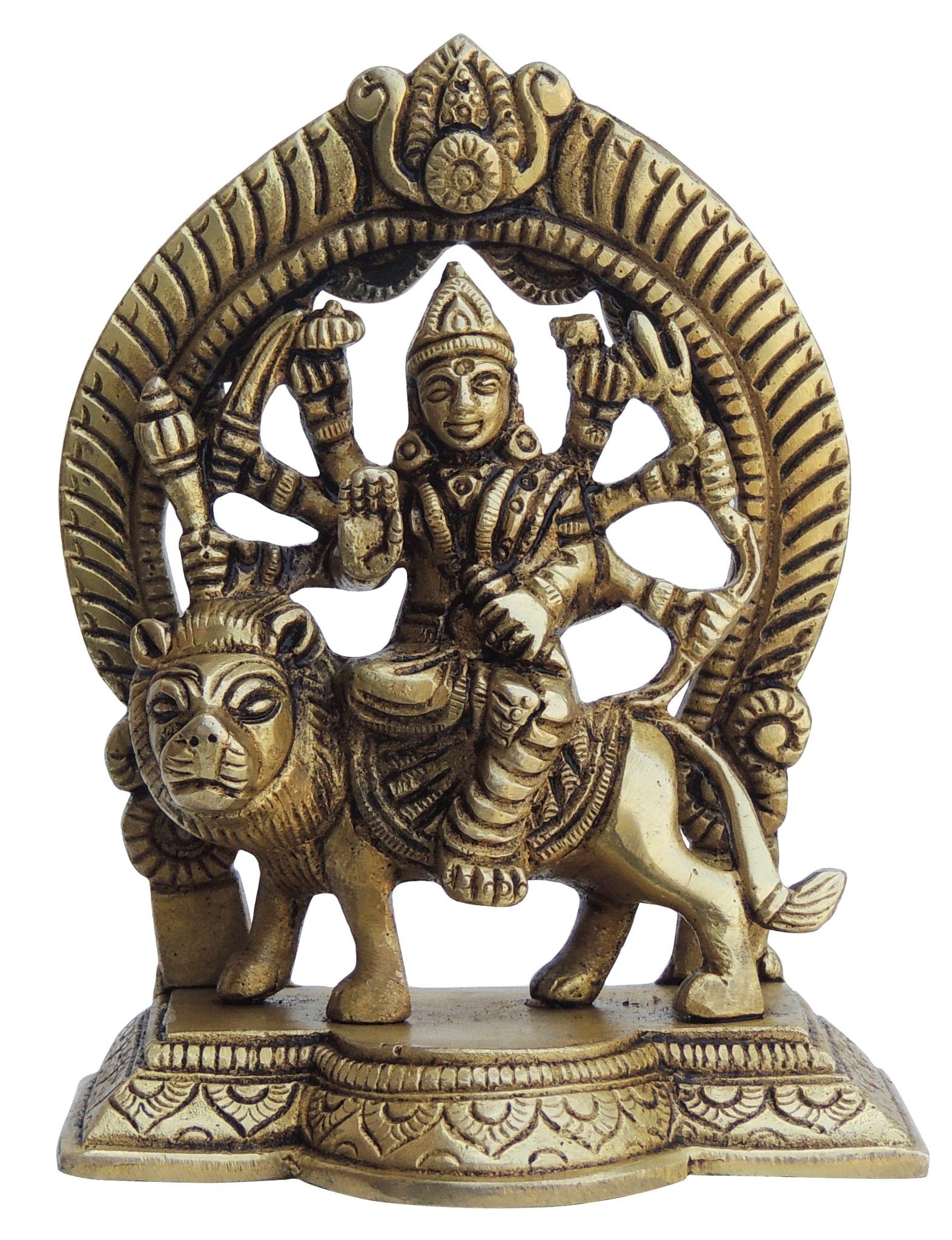 Brass Durga — 4.5"