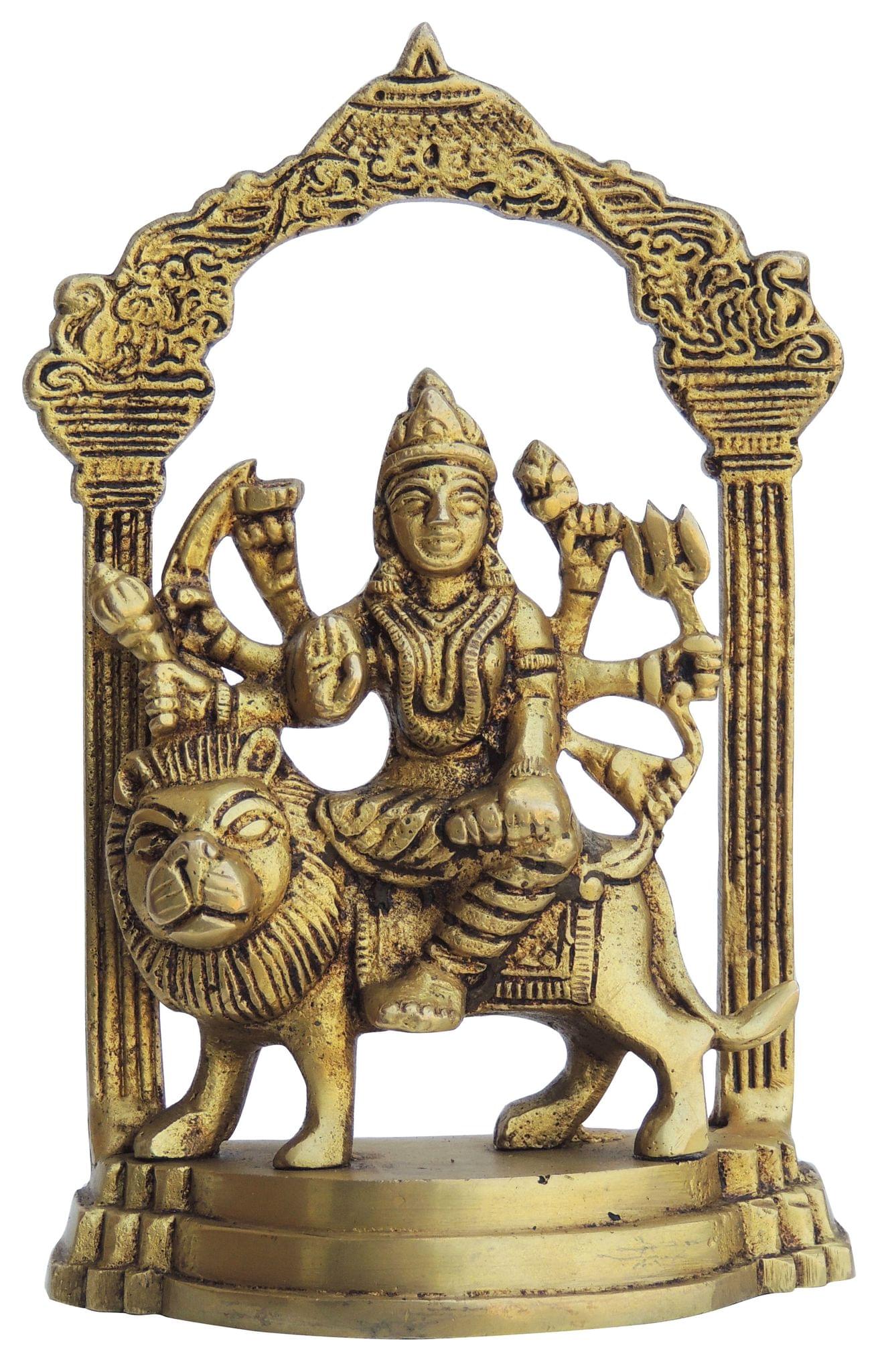 Brass Durga — 5.5"