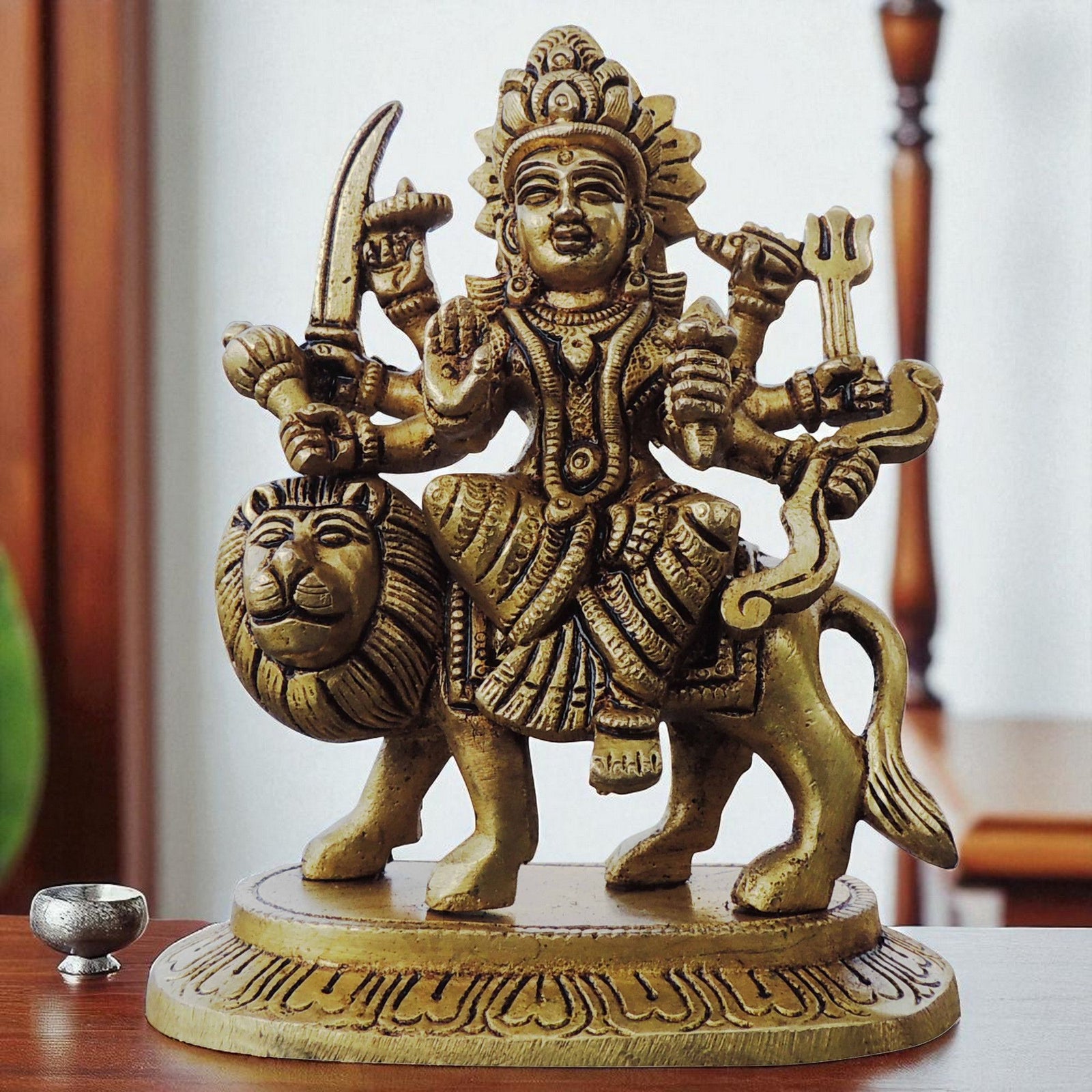 Brass Durga — 5"