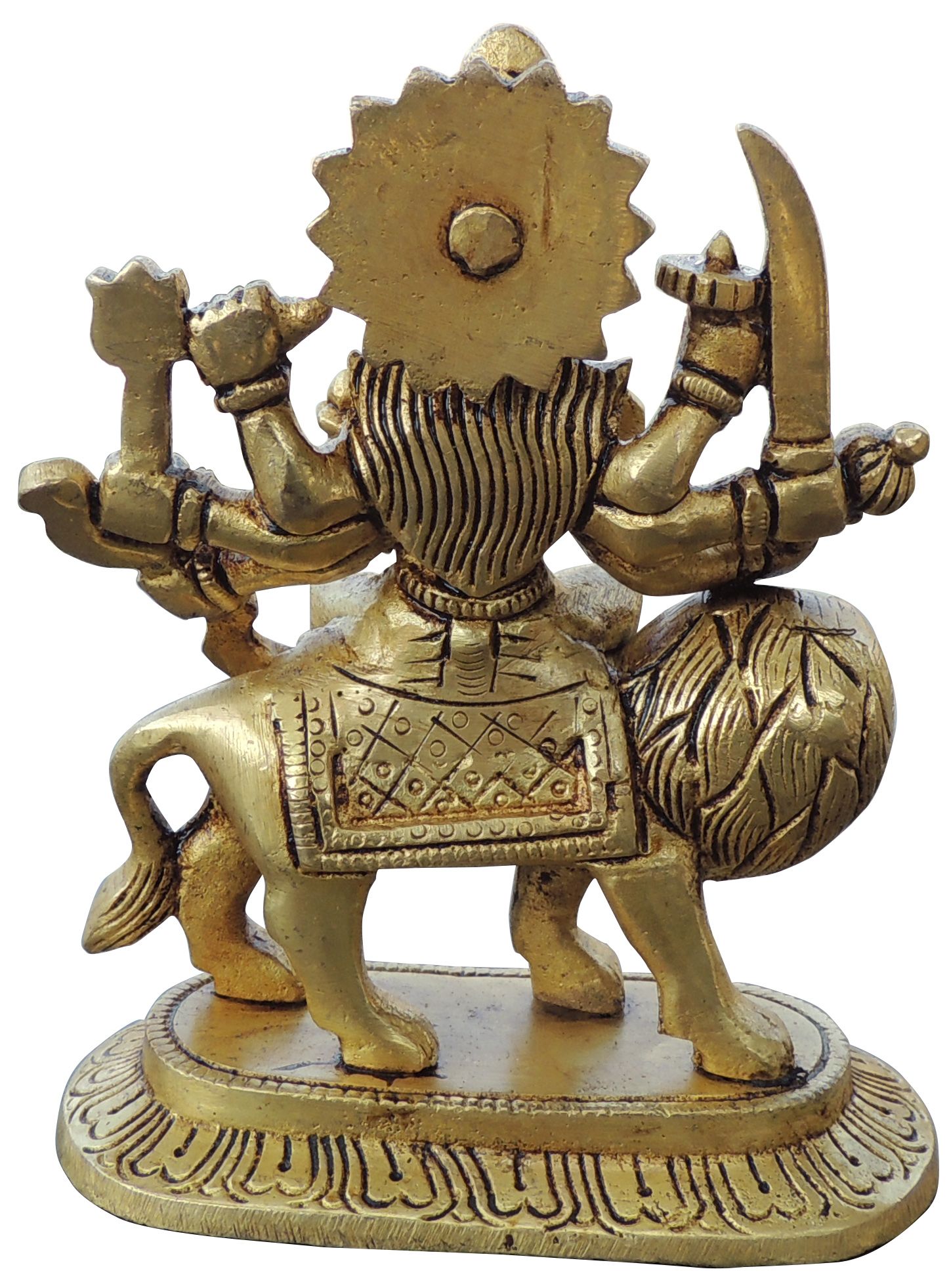 Brass Durga — 5"