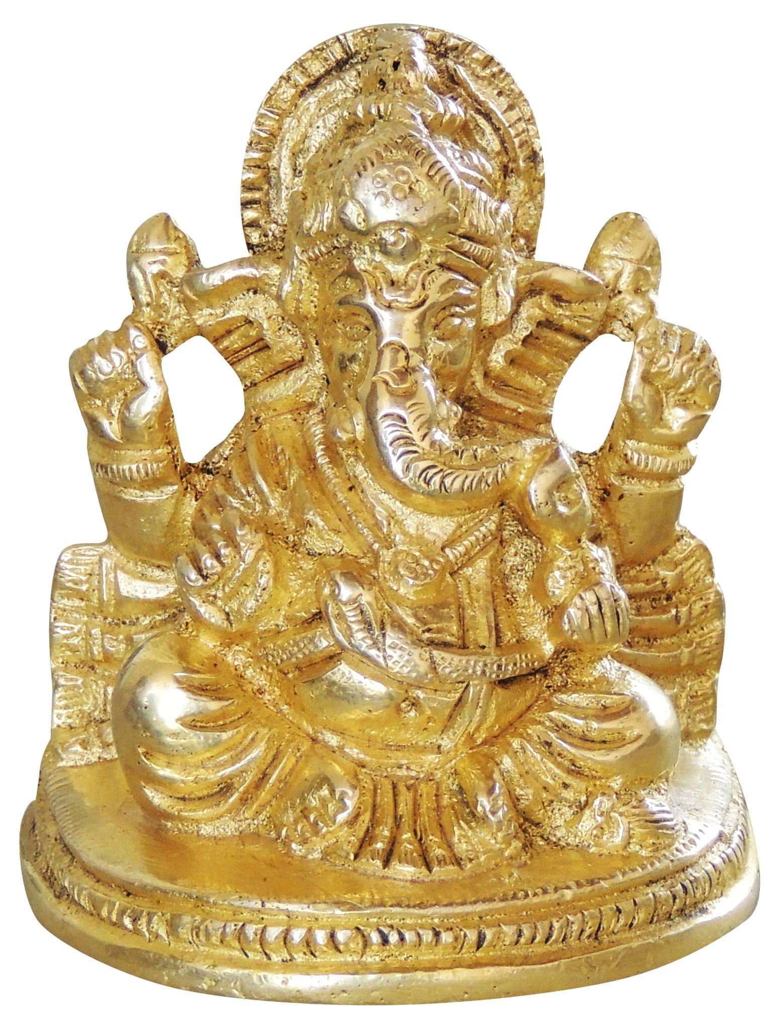 Brass Ganesh — 3"