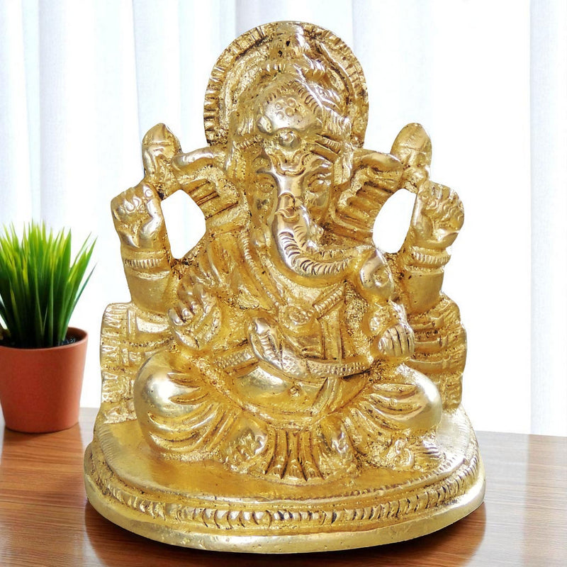 Brass Ganesh — 3"