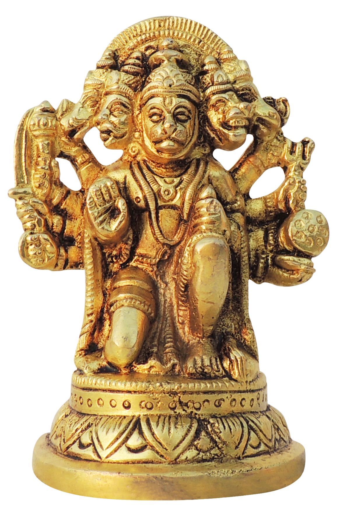 Brass Hanuman — 4.6"