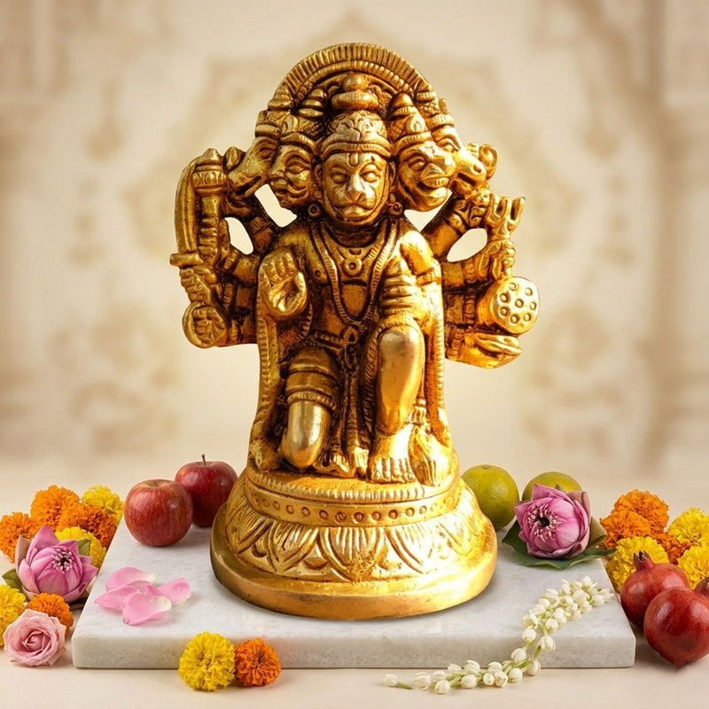 Brass Hanuman — 4.6"