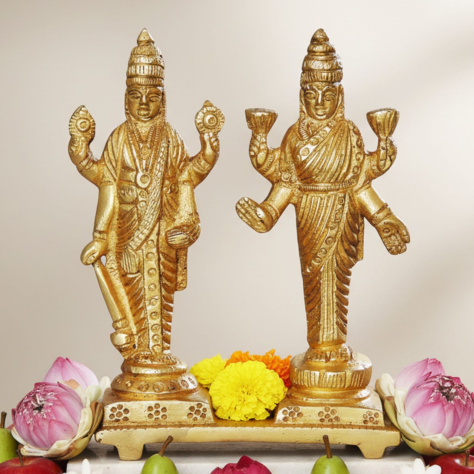 Brass Lakshmi — 4"