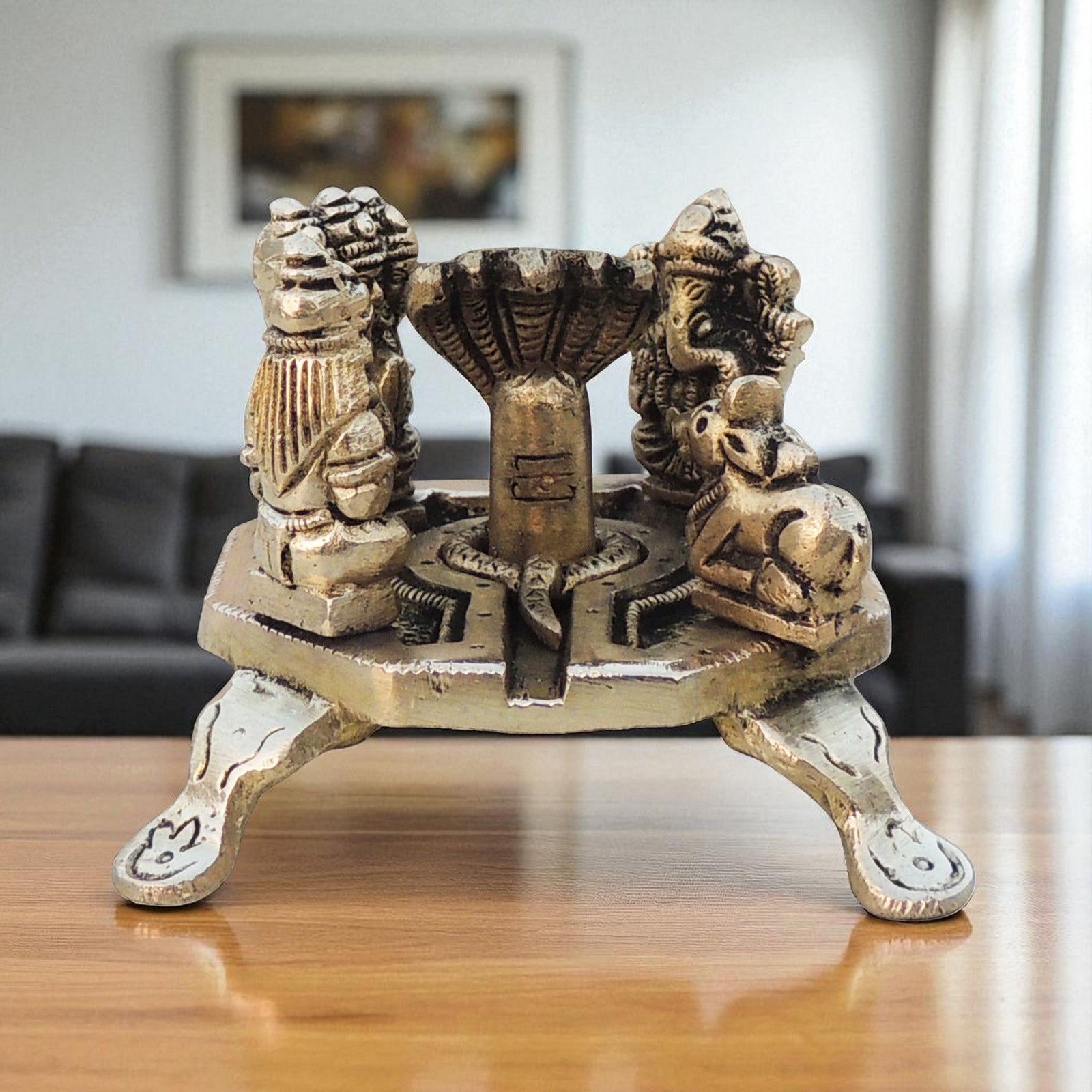 Brass Shivling — 2.5"