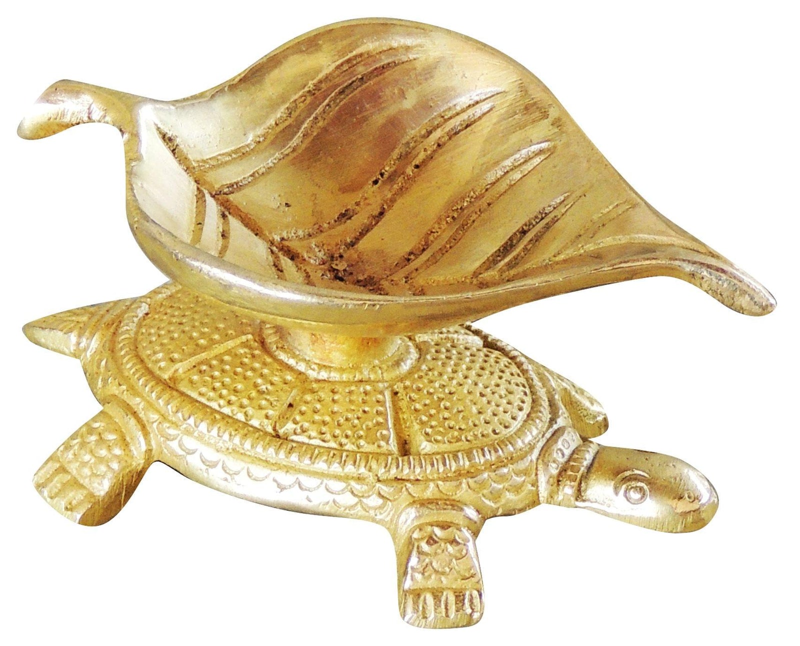 Brass Tortoise Deepak — 2"