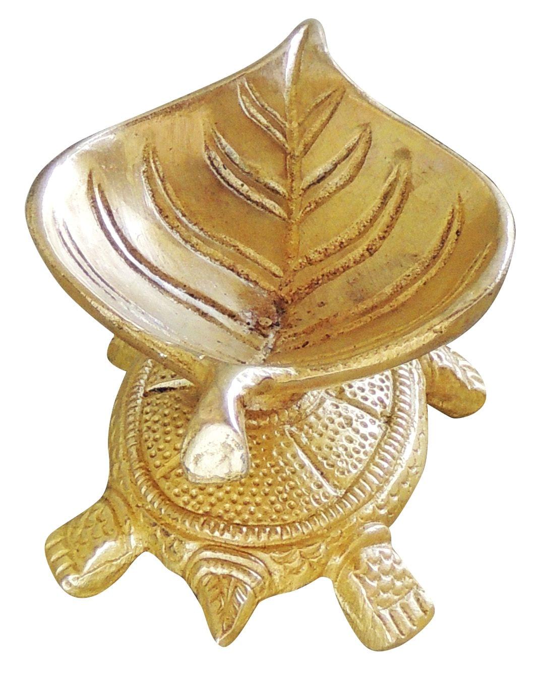 Brass Tortoise Deepak — 2"