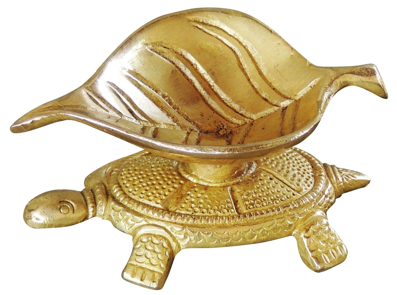 Brass Tortoise Deepak — 2"