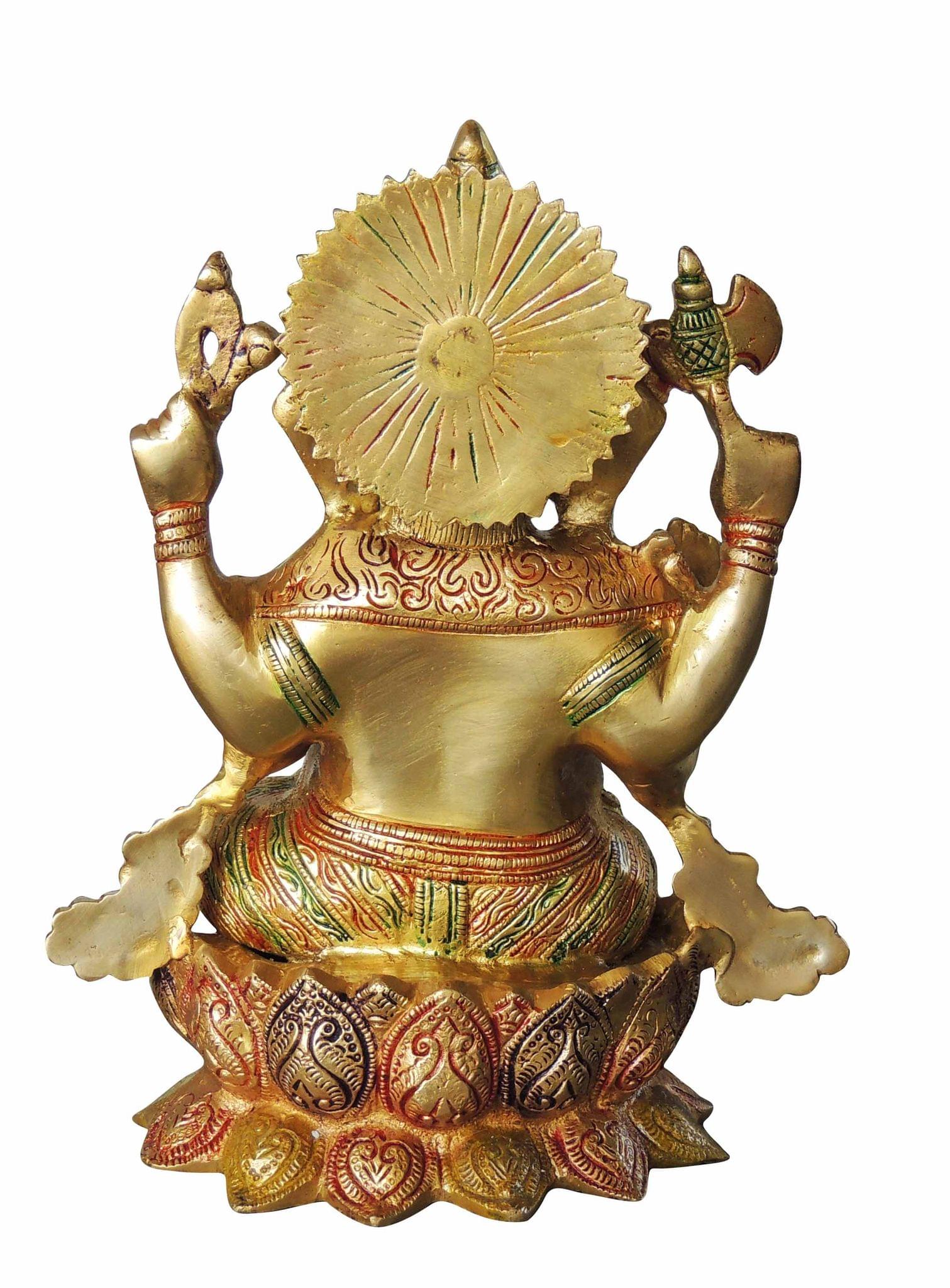 Brass Ganesh — 11.5"