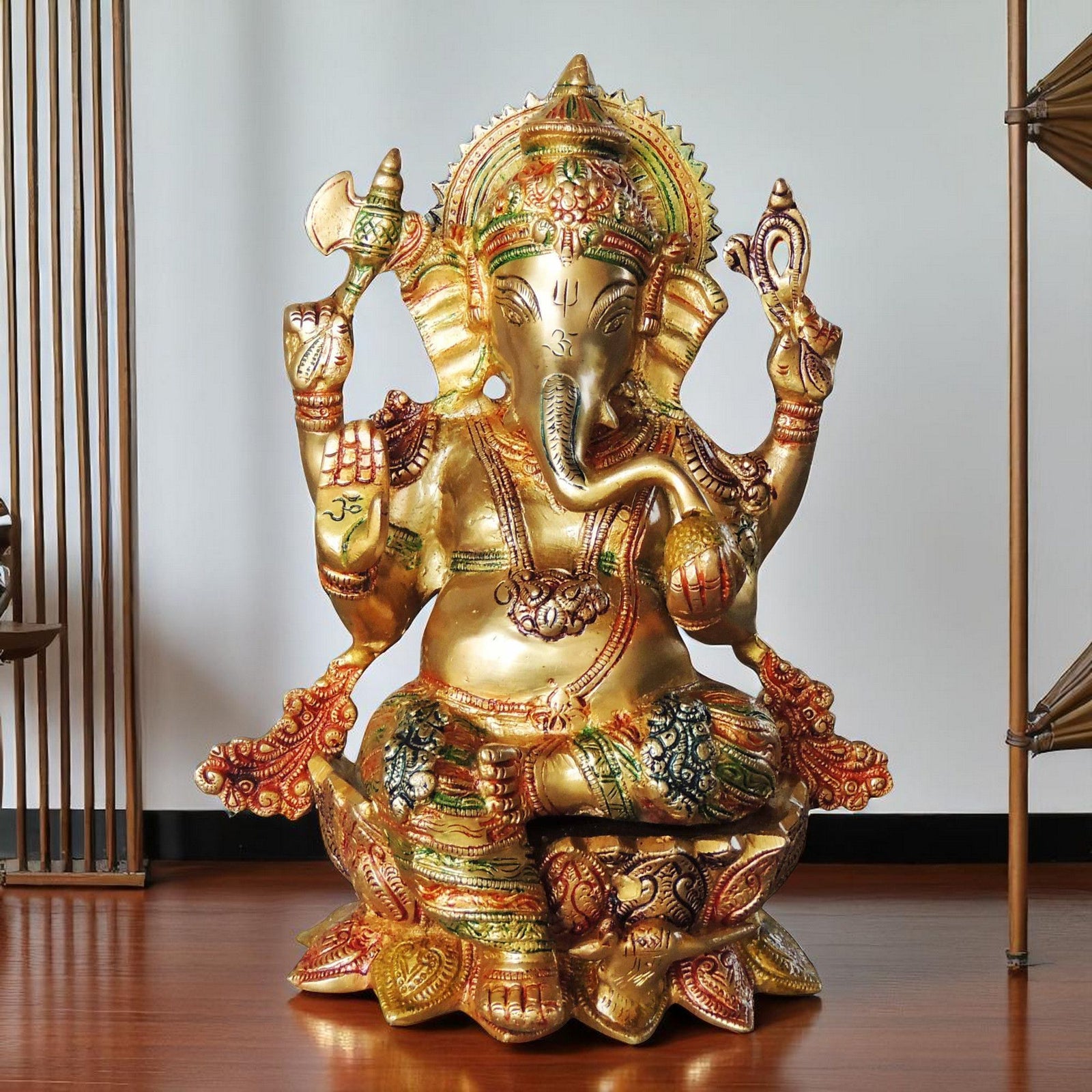 Brass Ganesh — 11.5"